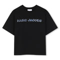 Organic cotton t-shirt in jersey, marc jacobs illustrazione sul davanti.