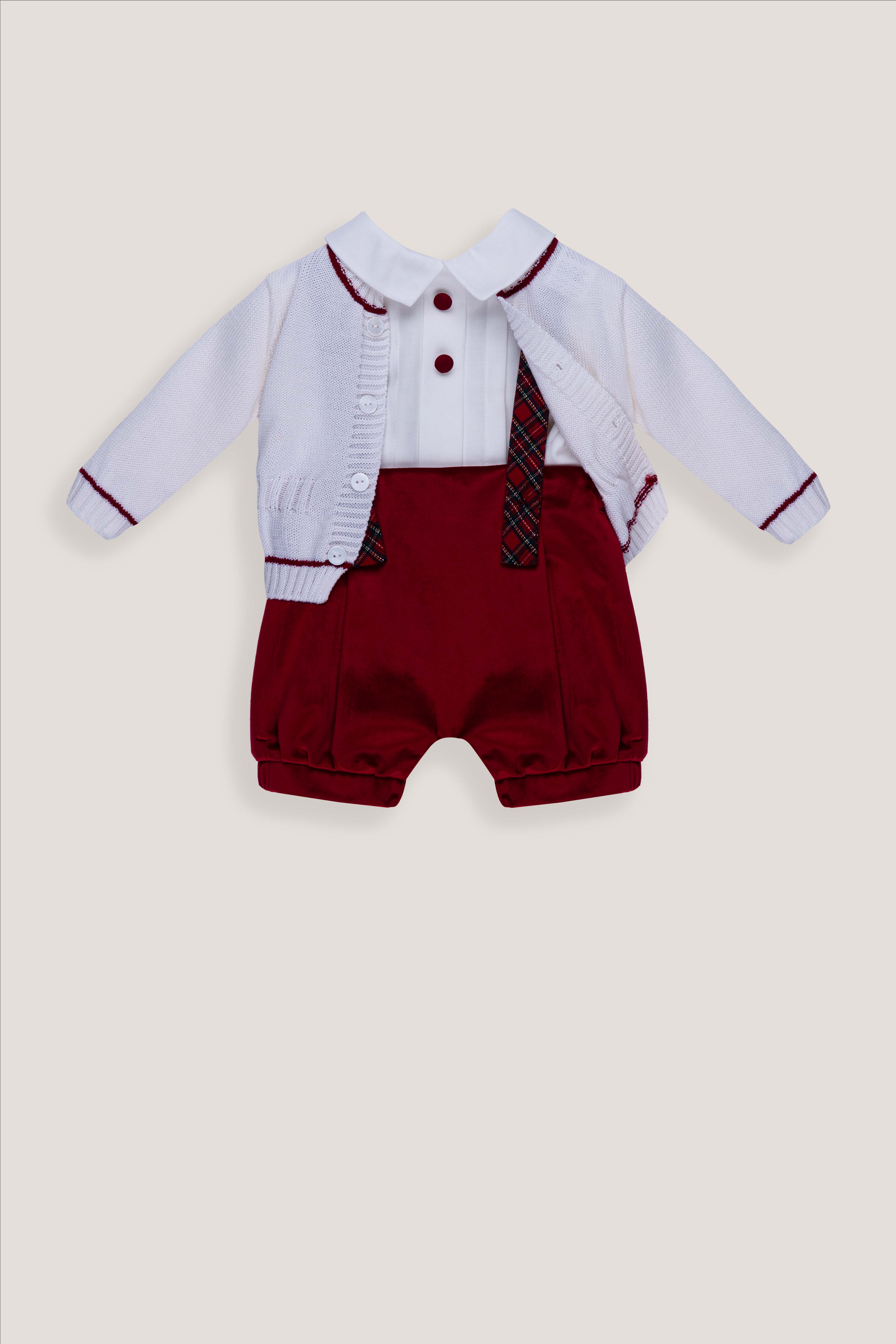 Completino 4 pz..battesimale IL41460 C208 MARLU' KIDS 