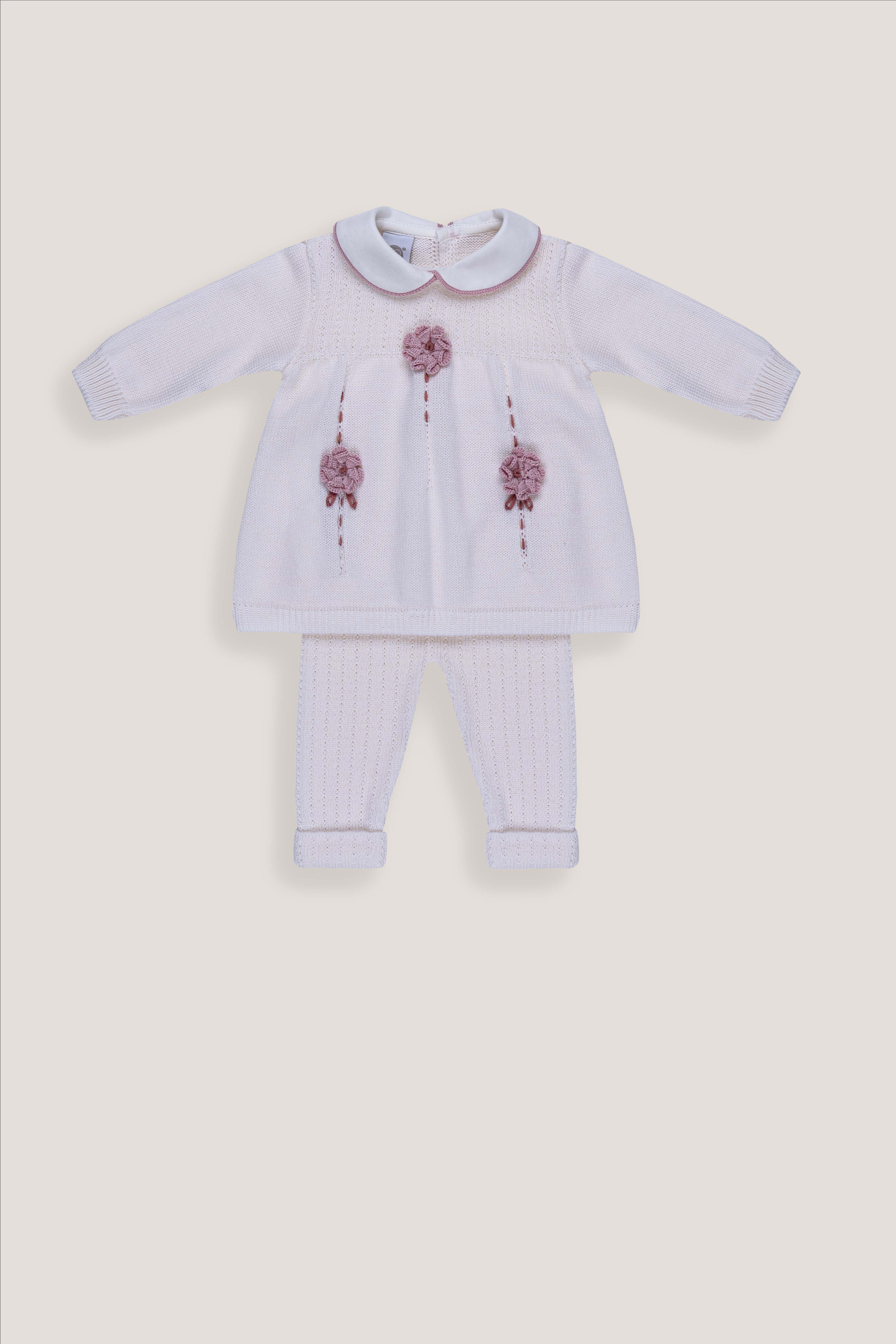 Compl. 2pz. vestinetta lunga smacchinato IS1019 C299 MARLU' KIDS 