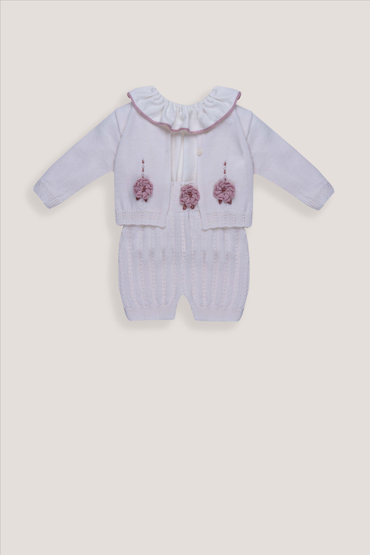 Set 3 p.zi con giacc.pantalone corto smacchinato IS1060 C299 MARLU' KIDS 
