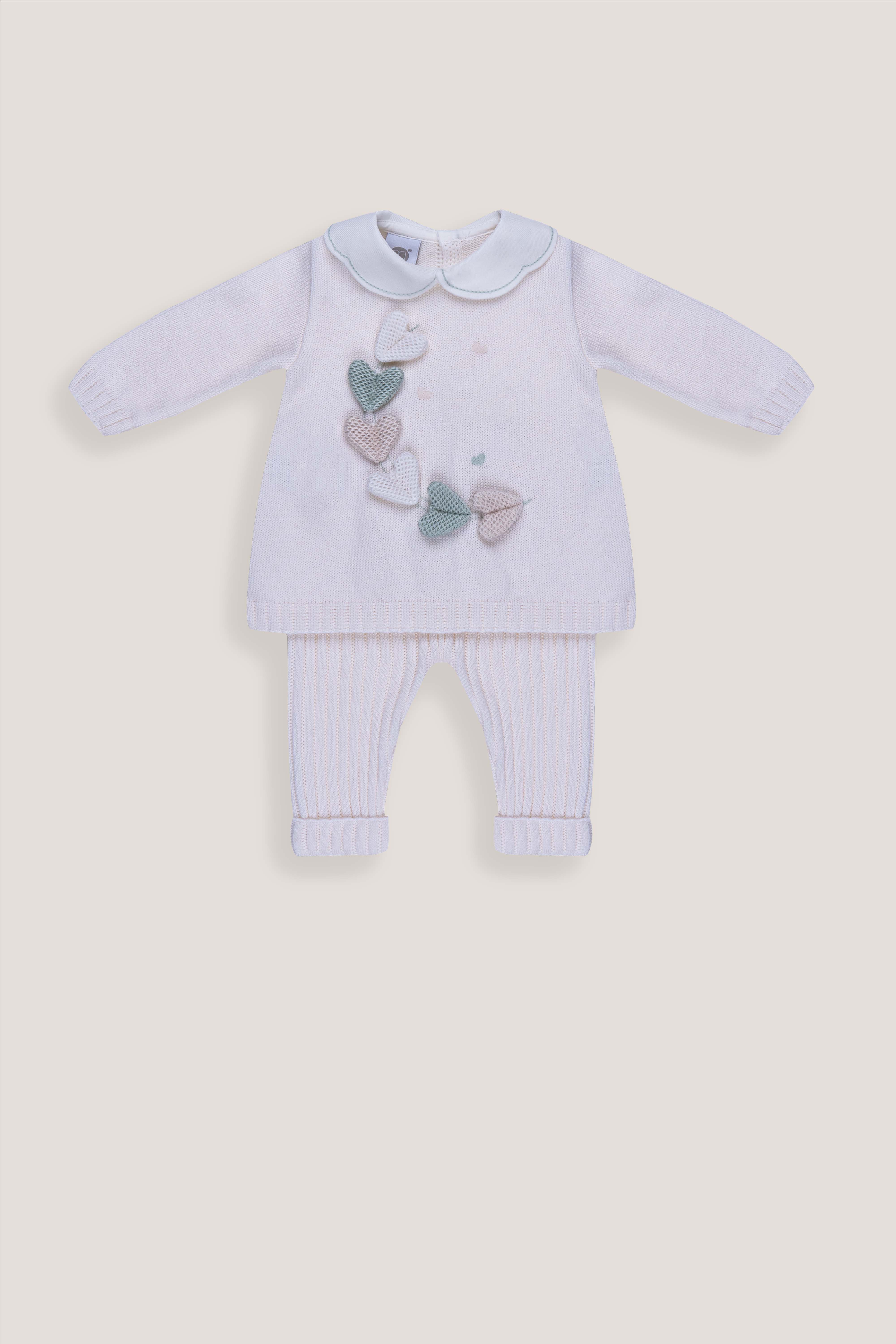 Compl. 2pz. vestinetta lunga smacchinato IS1619 C26LMA MARLU' KIDS 