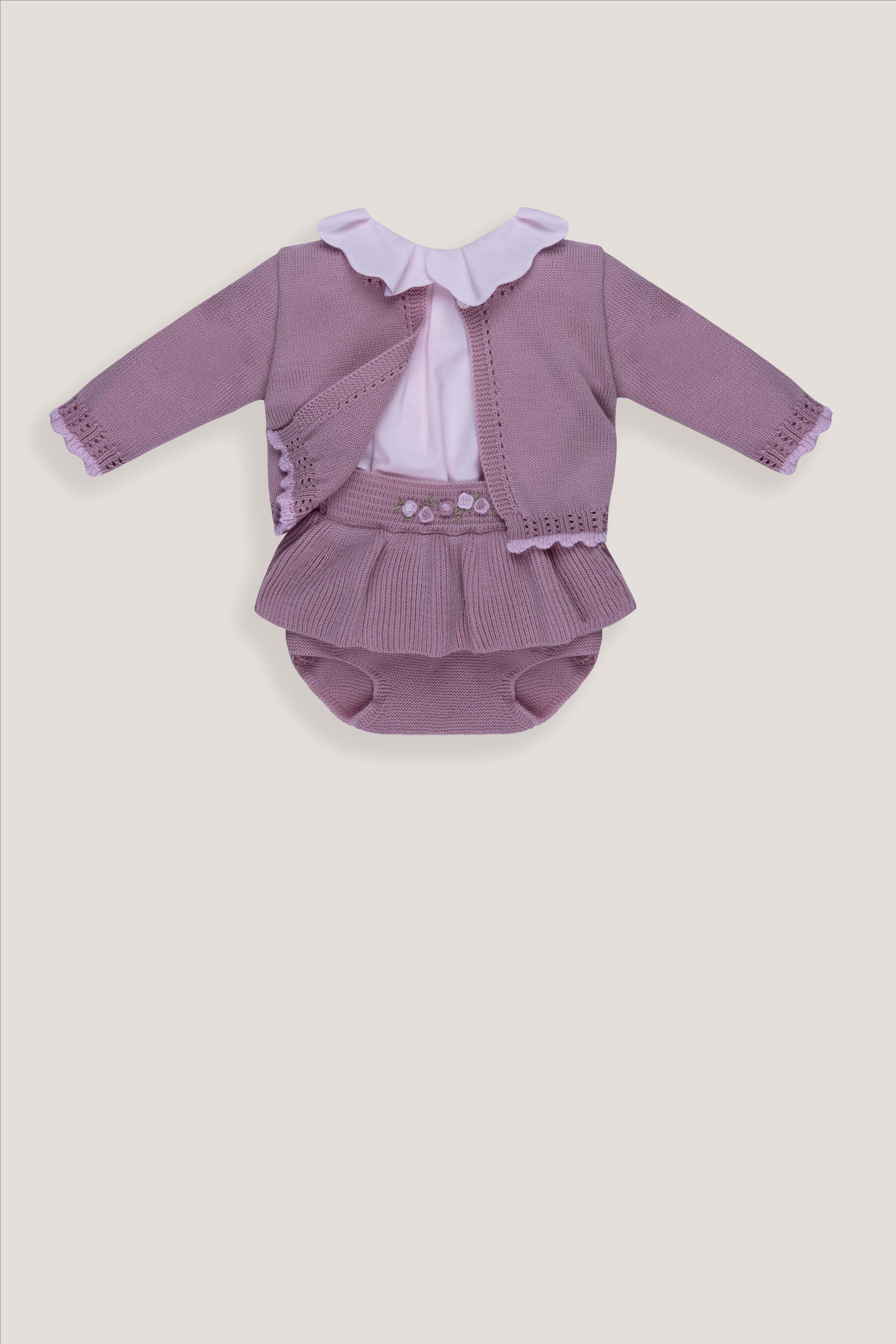 Set 3 p.zi con giacc.pantalone corto smacchinato IS2760MU C993 MARLU' KIDS 