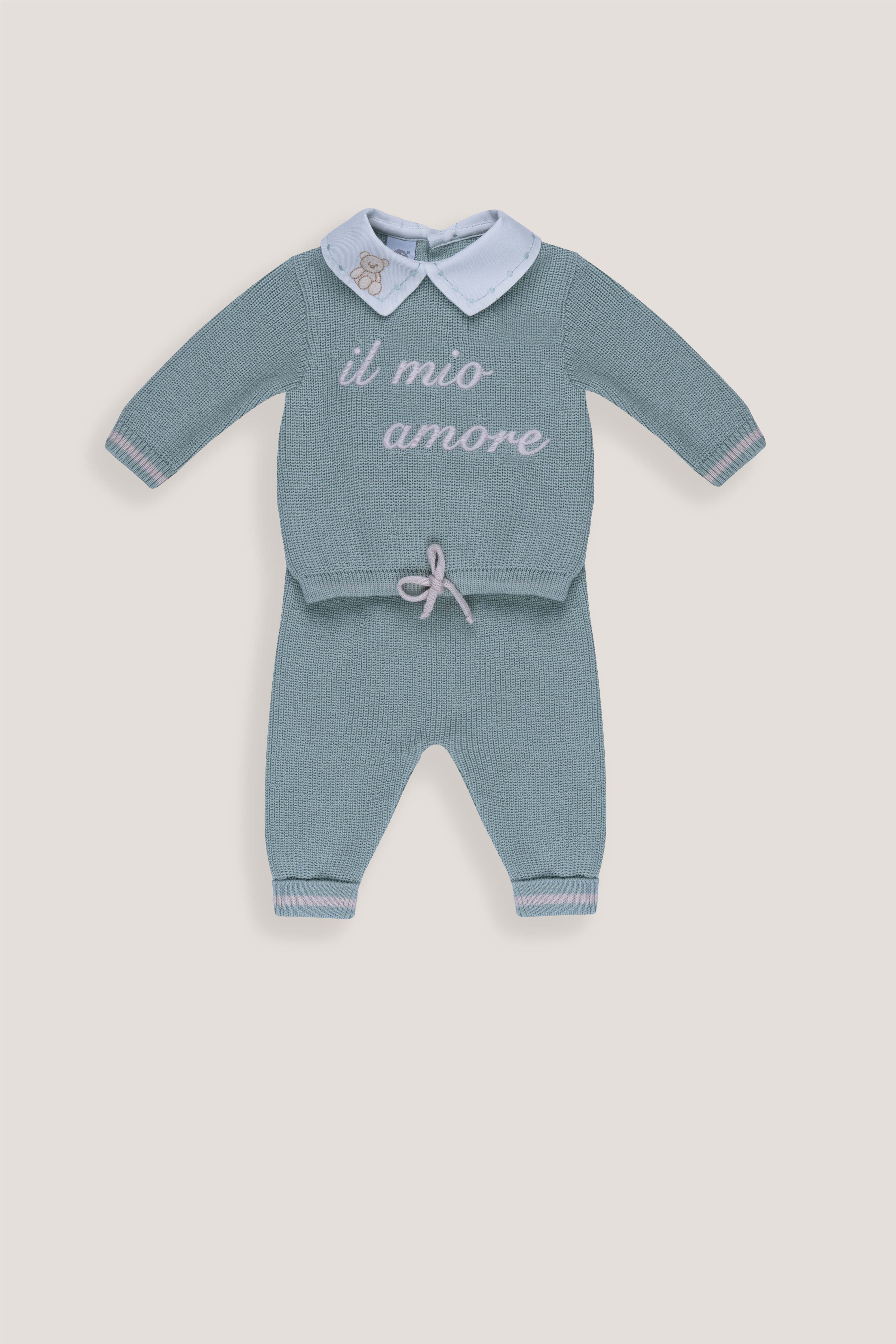 Compl.2pz. maglia/pantalone lungo smacc IS6550 C6LMA MARLU' KIDS 