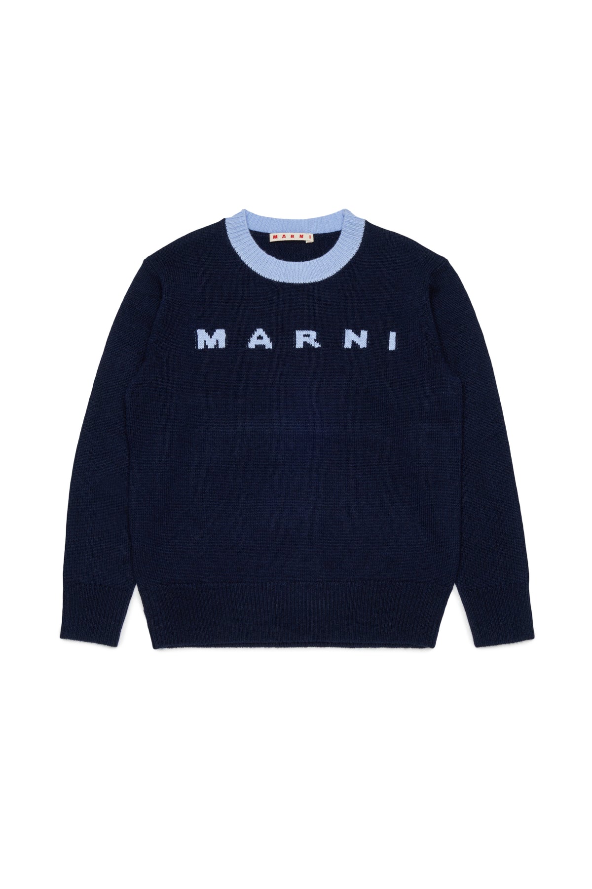 Maglione in Lana Dark Sea Blue M01214M00ML 0M862 MARNI KIDS 