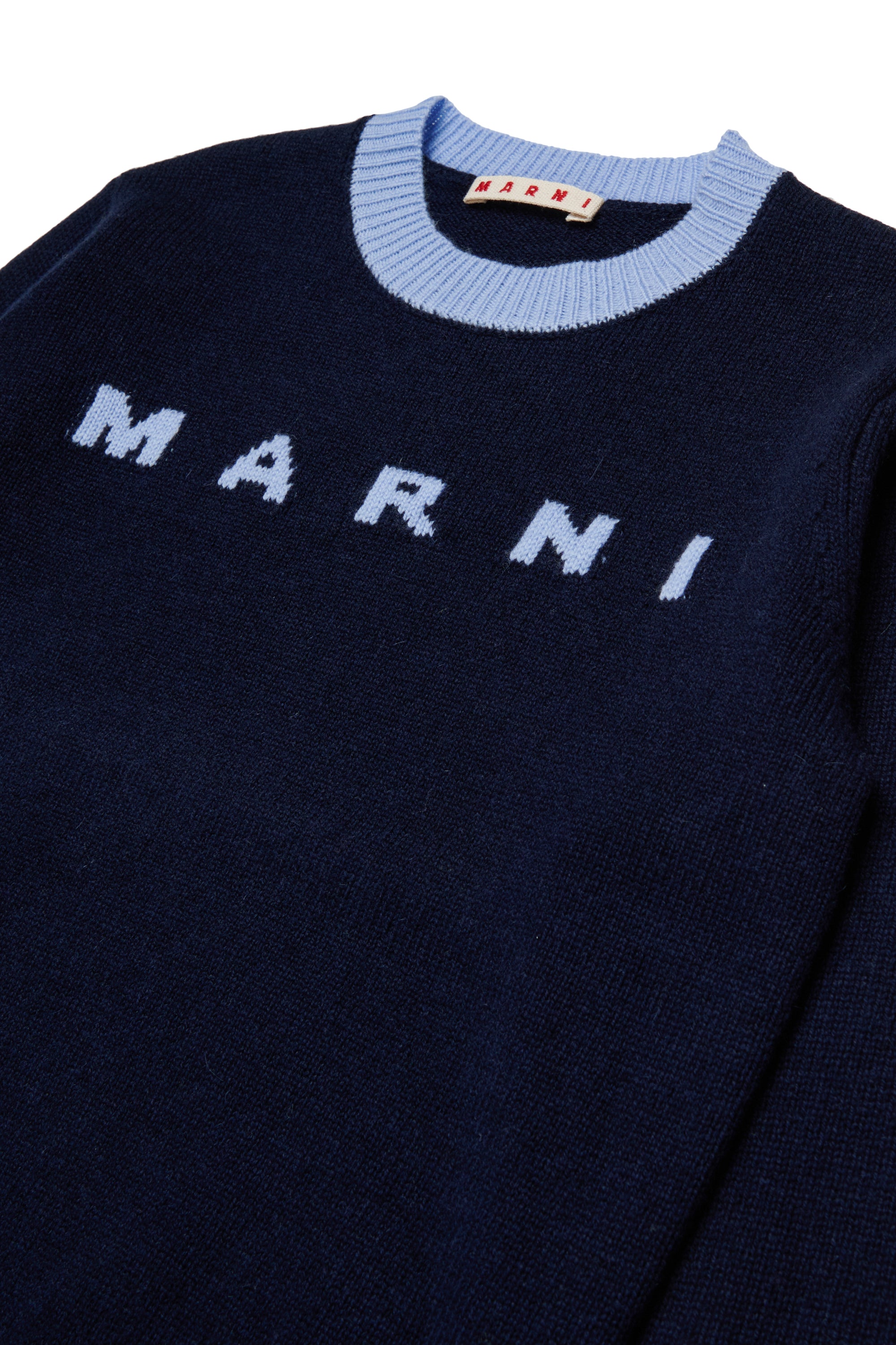Maglione in Lana Dark Sea Blue M01214M00ML 0M862 MARNI KIDS 
