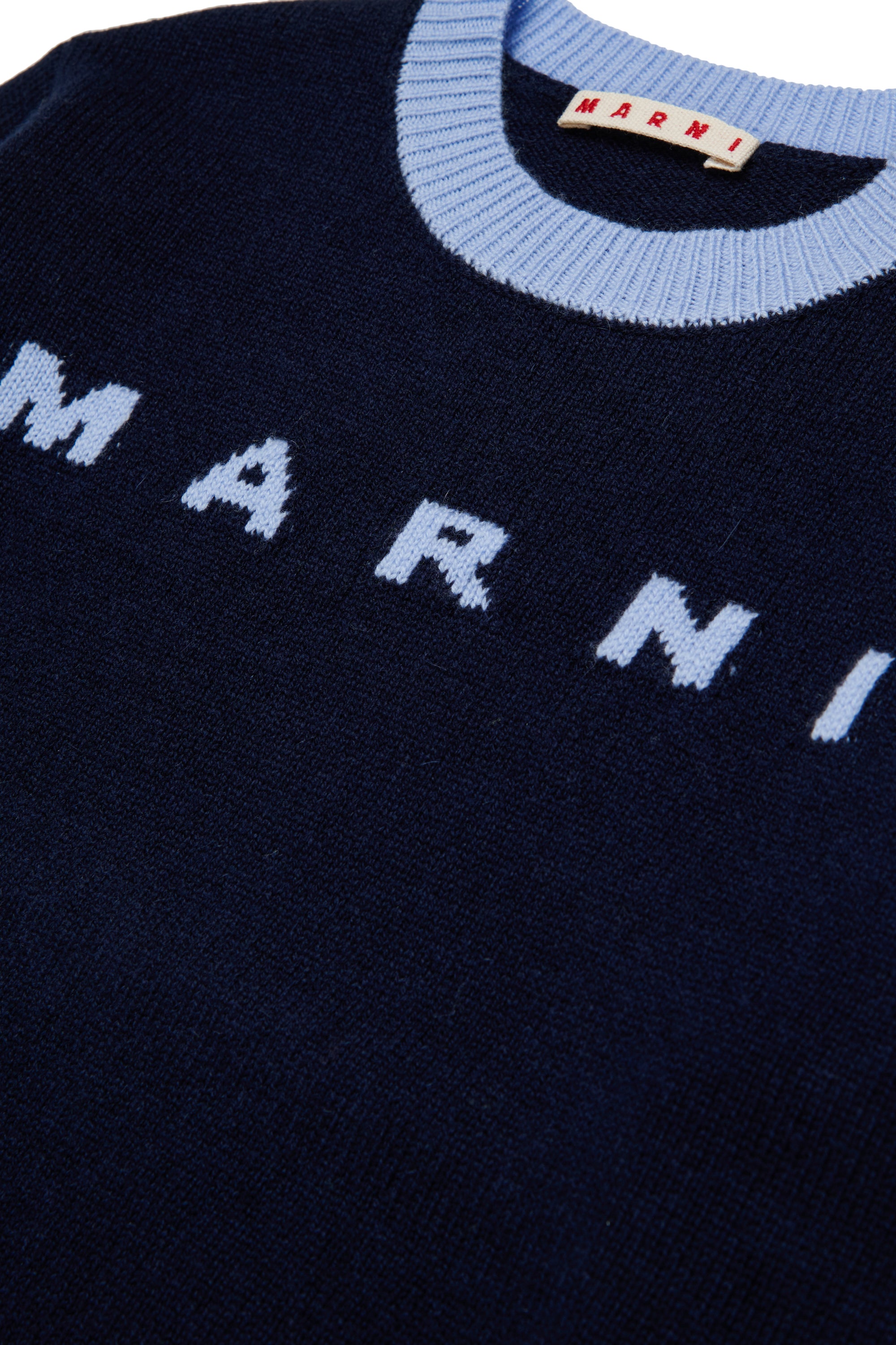 Maglione in Lana Dark Sea Blue M01214M00ML 0M862 MARNI KIDS 