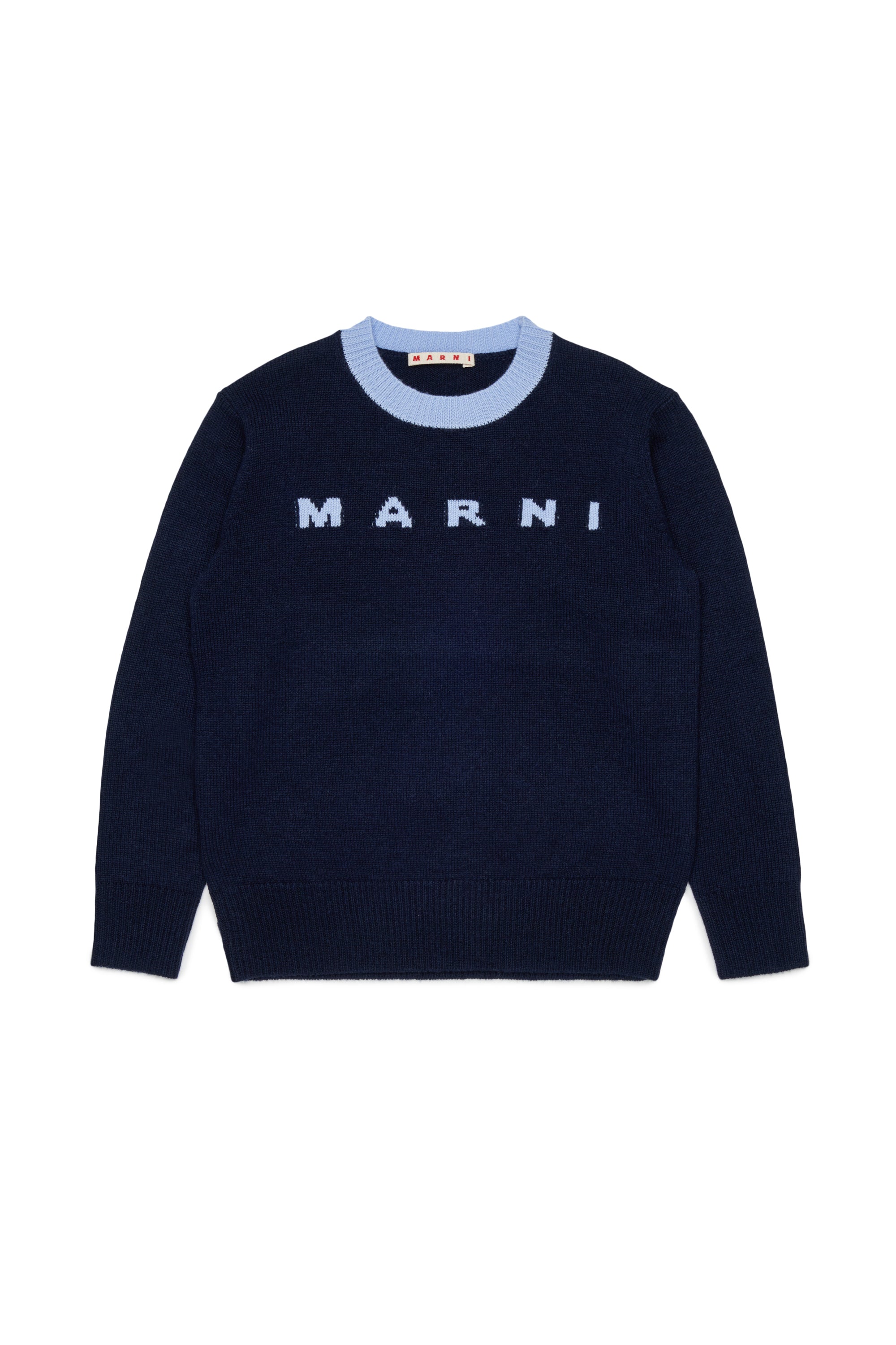Maglione in Lana Dark Sea Blue M01214M00ML 0M862 MARNI KIDS 