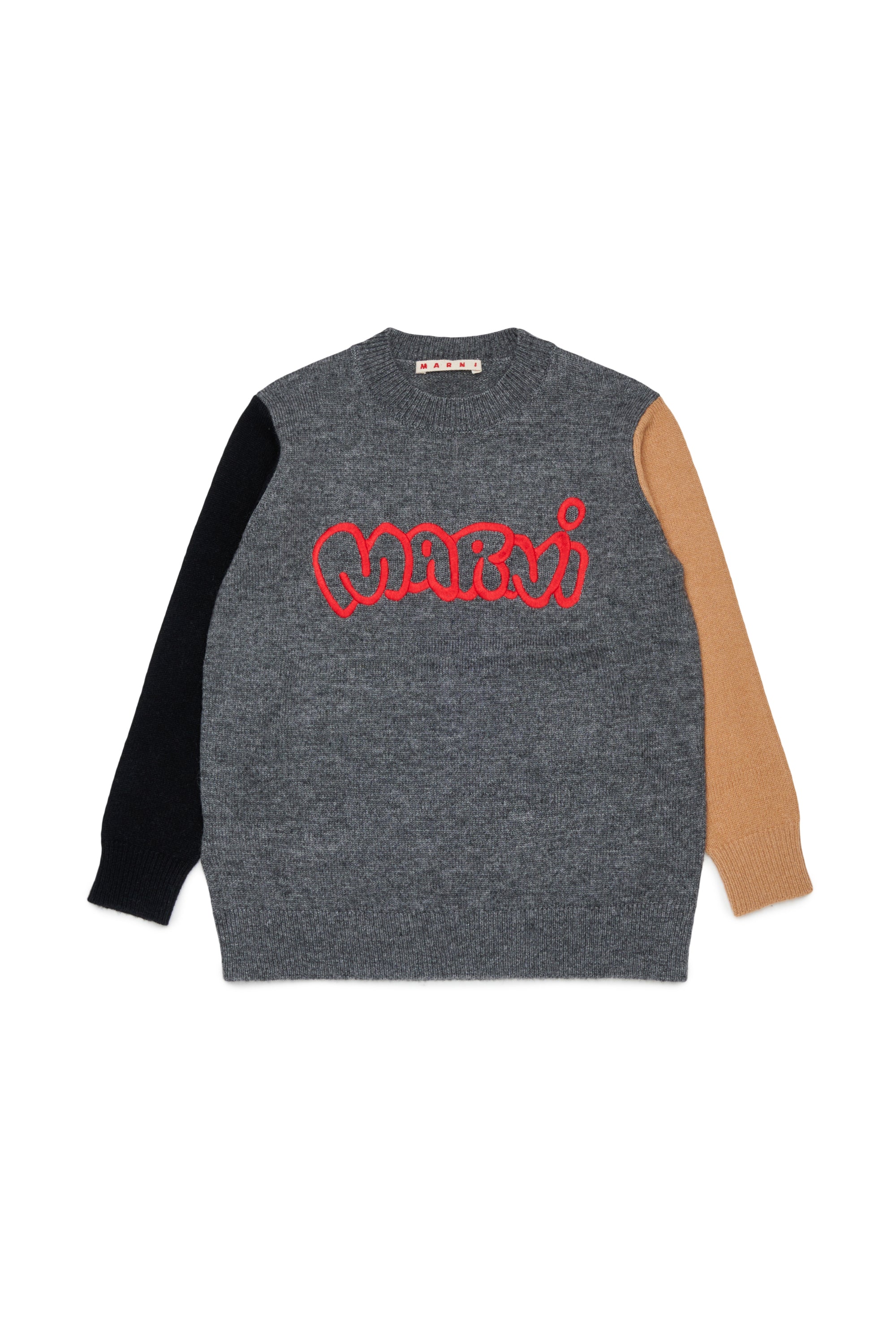 Maglione in Lana Charcoal Gray Melange M01871M00Y5 0M901 MARNI KIDS 