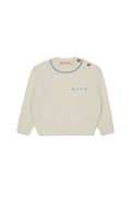 Maglione in Lana Pearl White