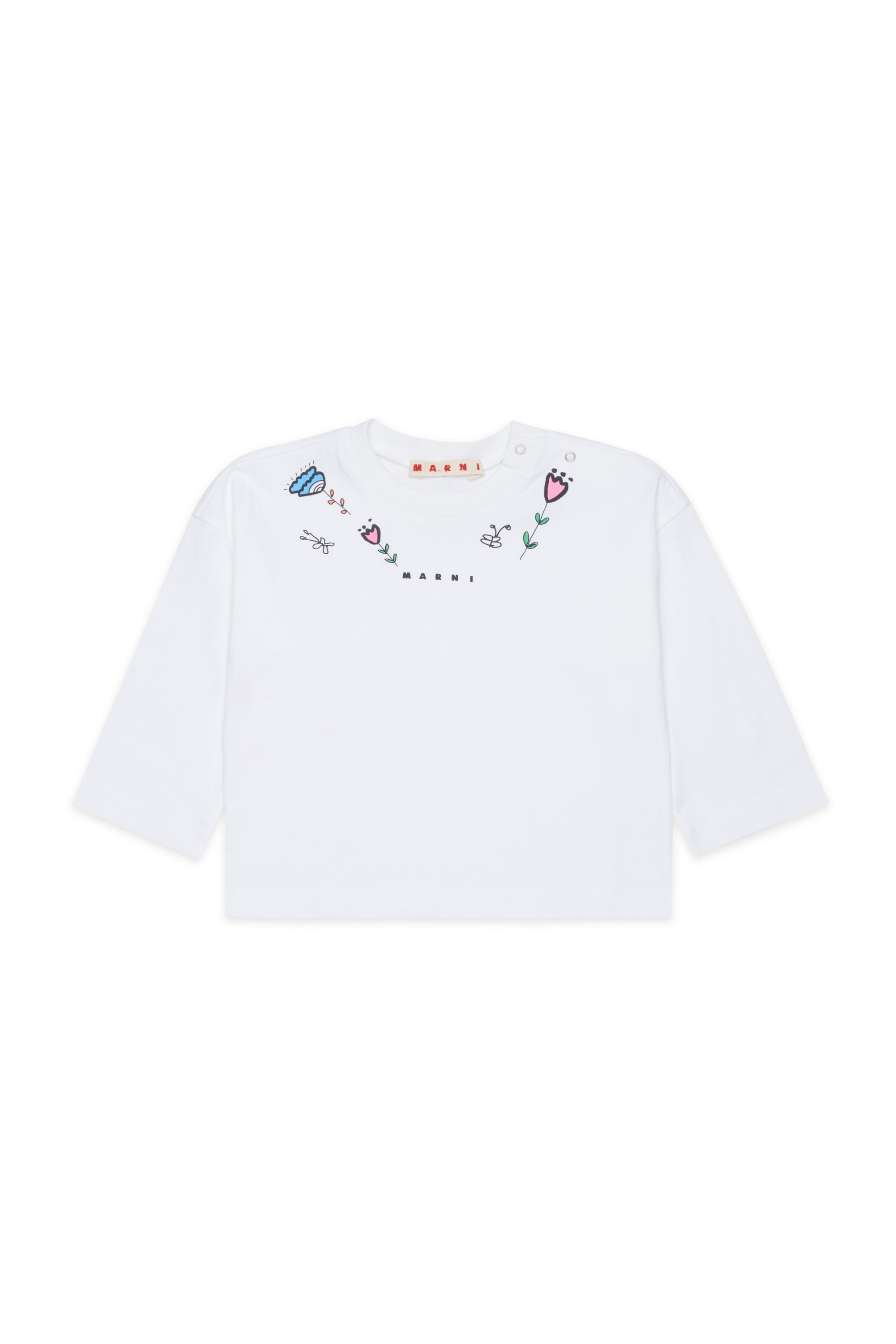 Maglia Bianco M01899M00SG 0M100 MARNI KIDS 