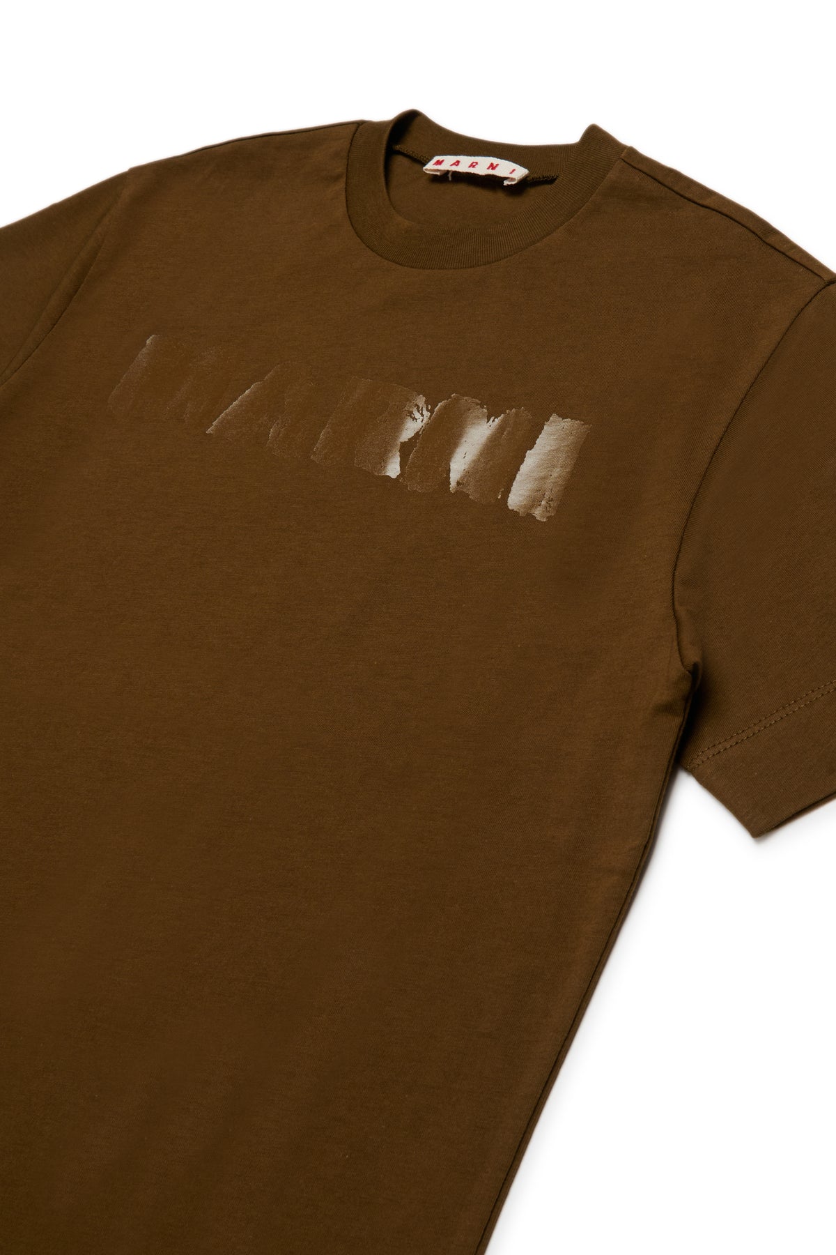T-shirt Wood Brown M01901M00Z1 0M721 MARNI KIDS 