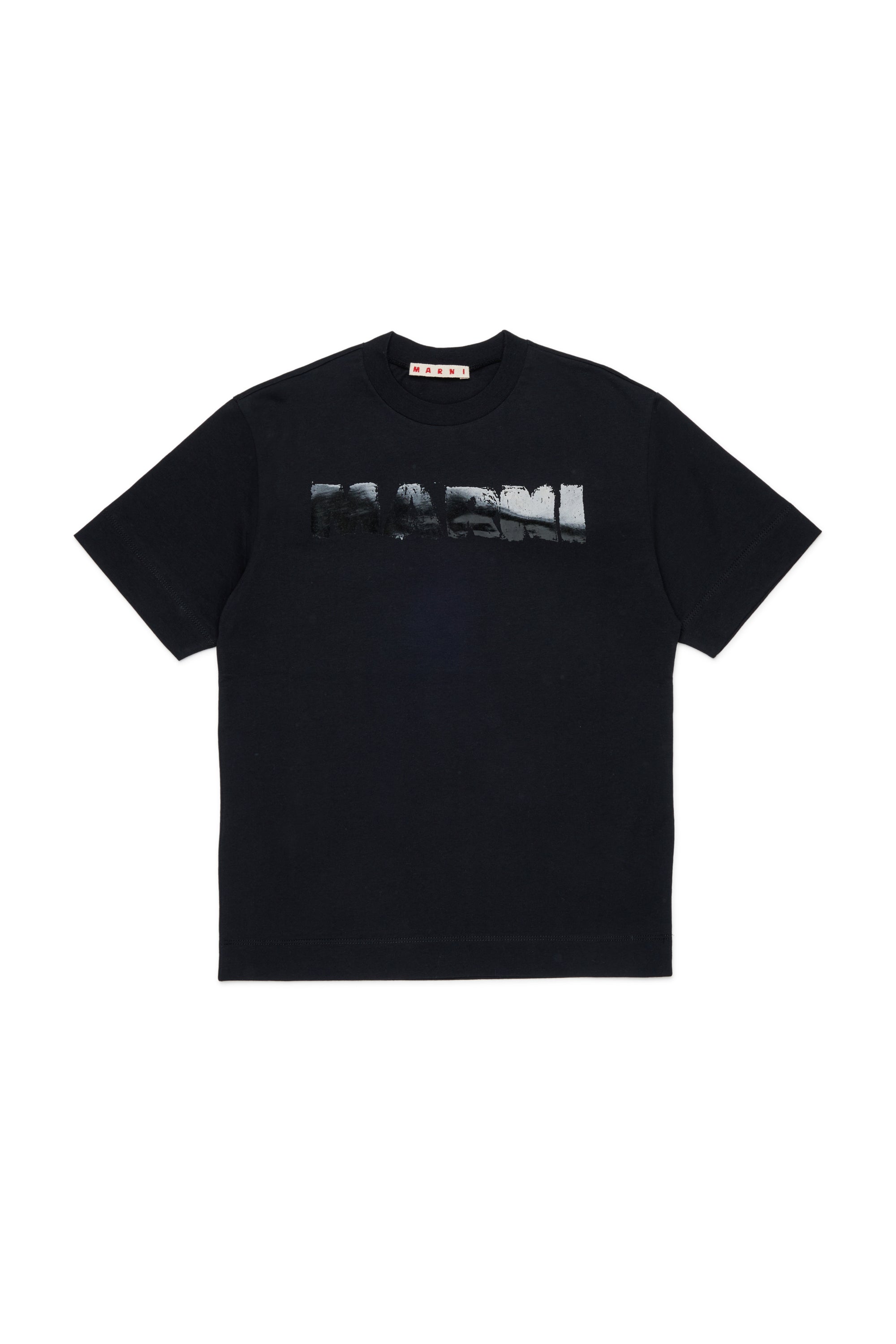 T-shirt Nero M01901M00Z1 0M900 MARNI KIDS 