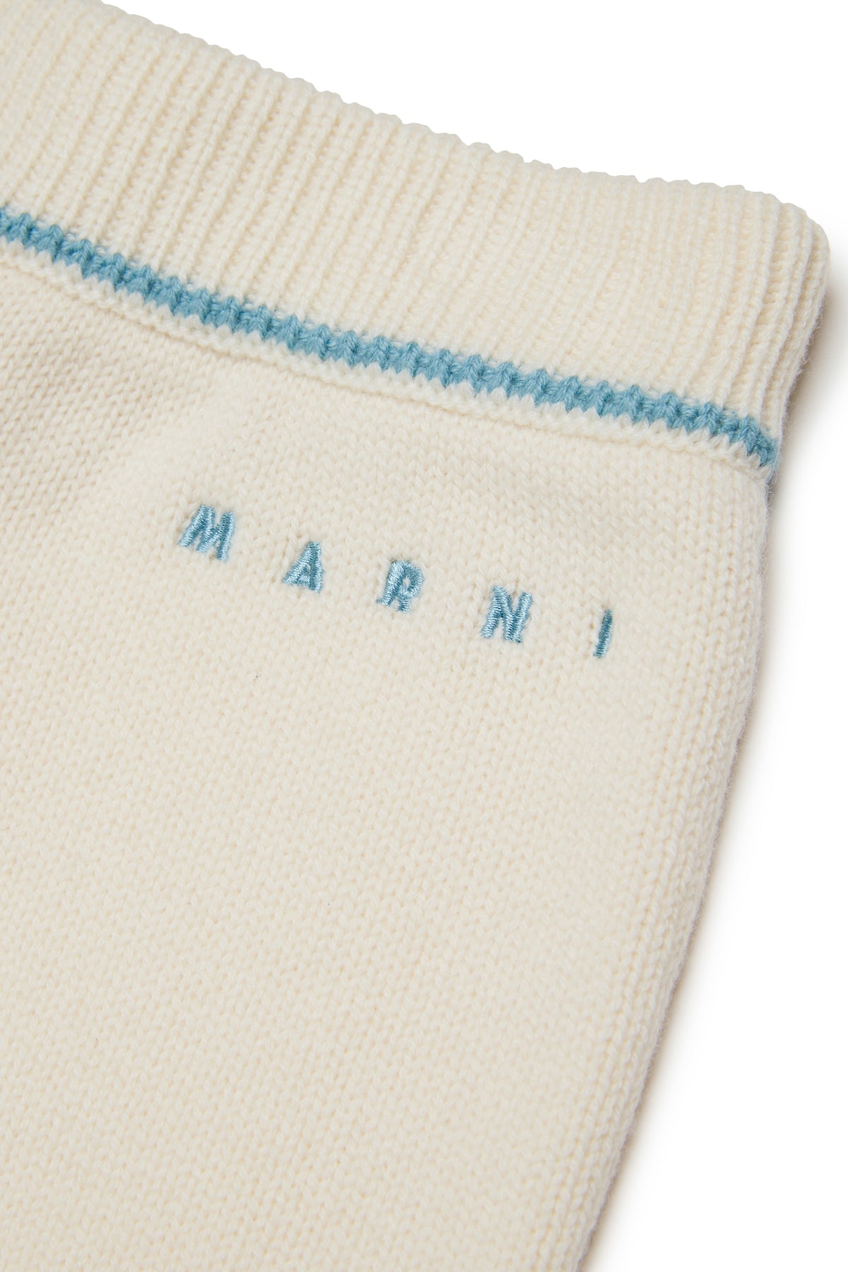 Pantalone in Lana Pearl White M01926M004C 0M116 MARNI KIDS 