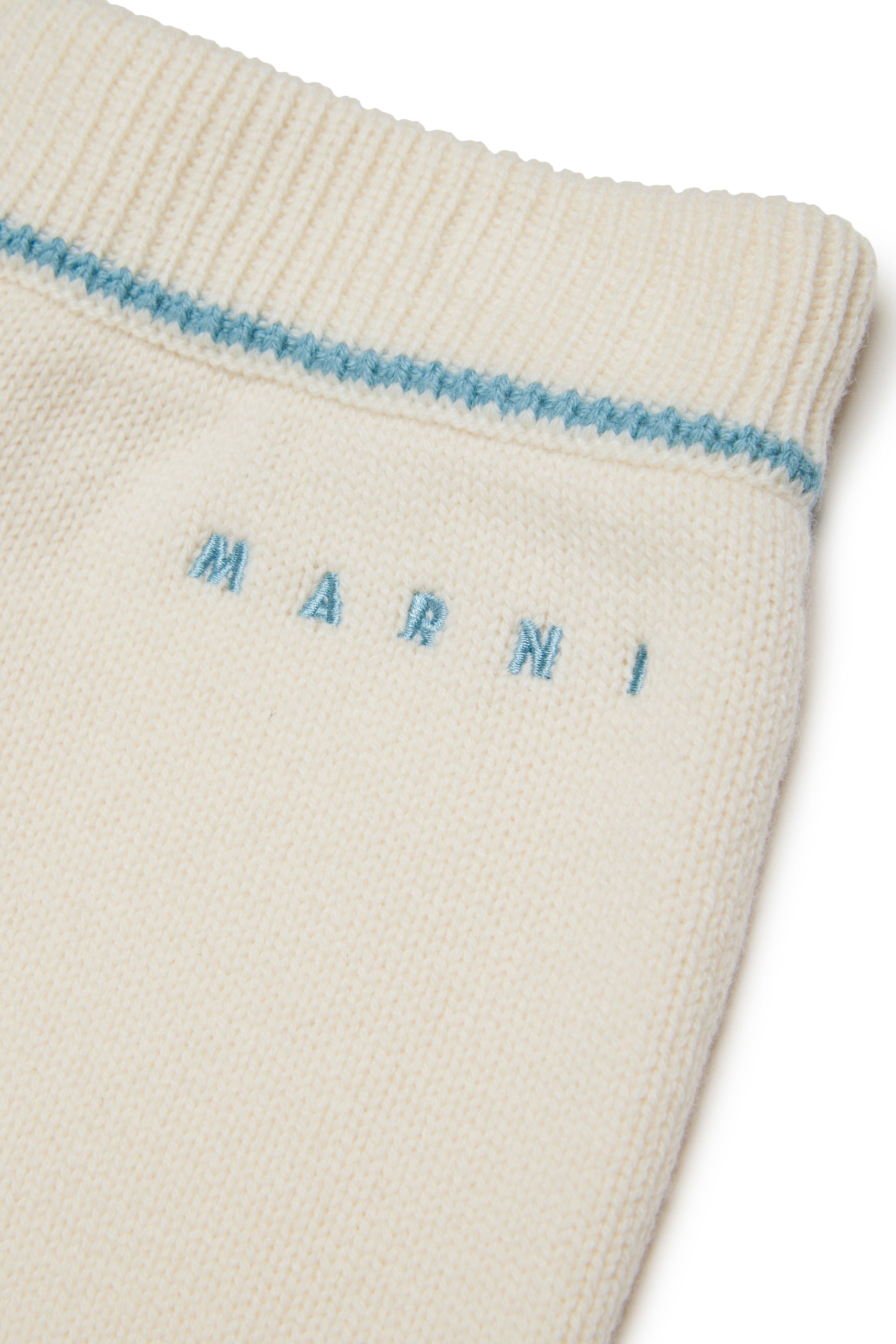 Pantalone in Lana Pearl White M01926M004C 0M116 MARNI KIDS 