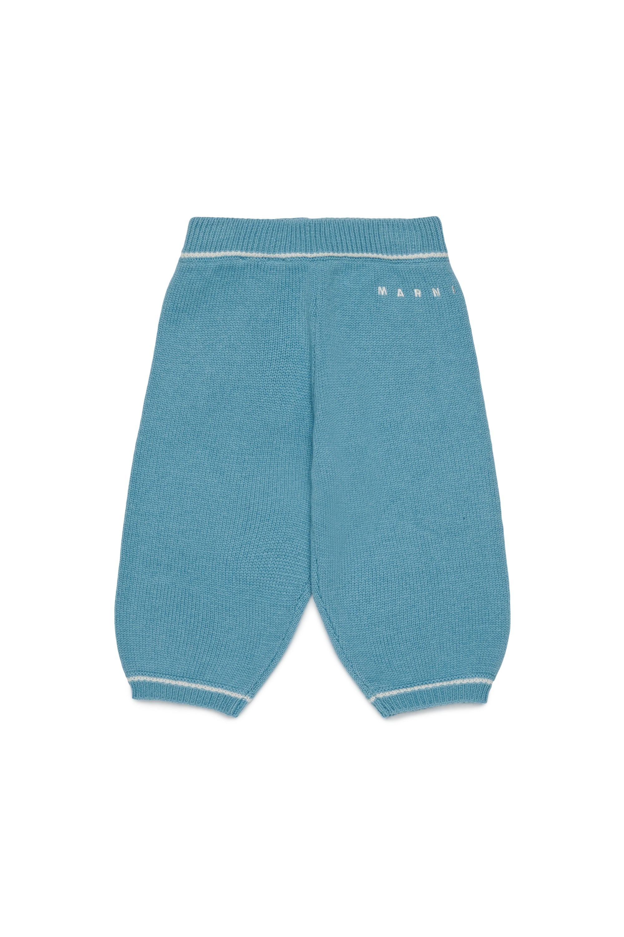 Pantalone in Lana Aqua Blue M01926M004C 0M866 MARNI KIDS 