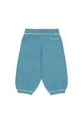 Pantalone in Lana Aqua Blue