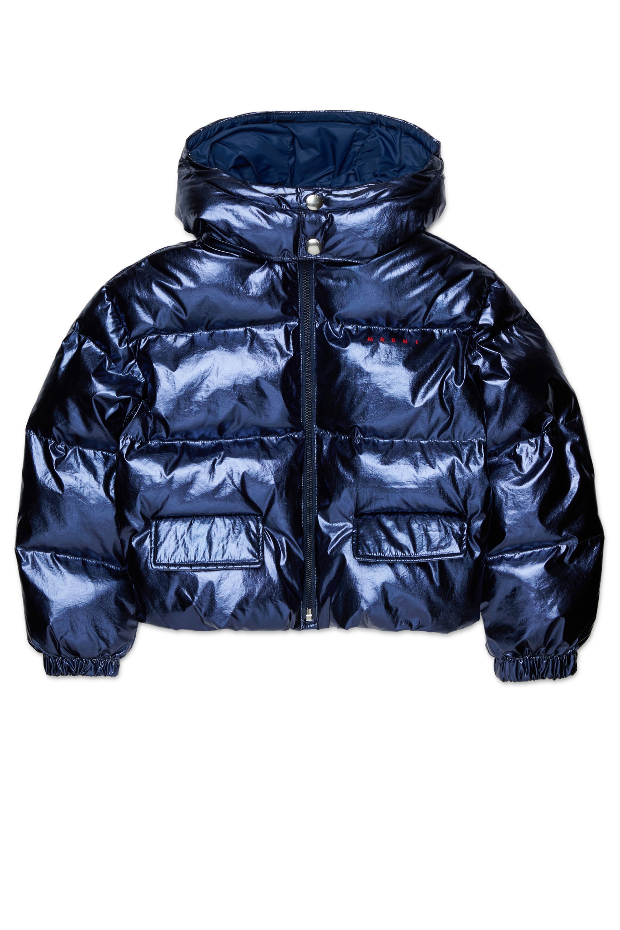 Giubbino Metallic Light Blue M01928M00XD 0M864 MARNI KIDS 