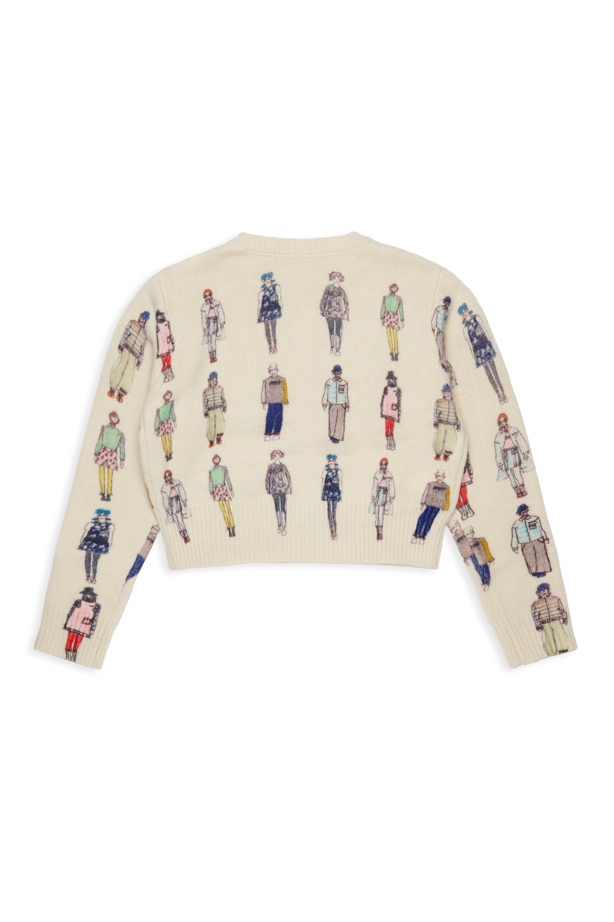 Maglione in Lana Pearl White M01952M00Y6 0M116 MARNI KIDS 