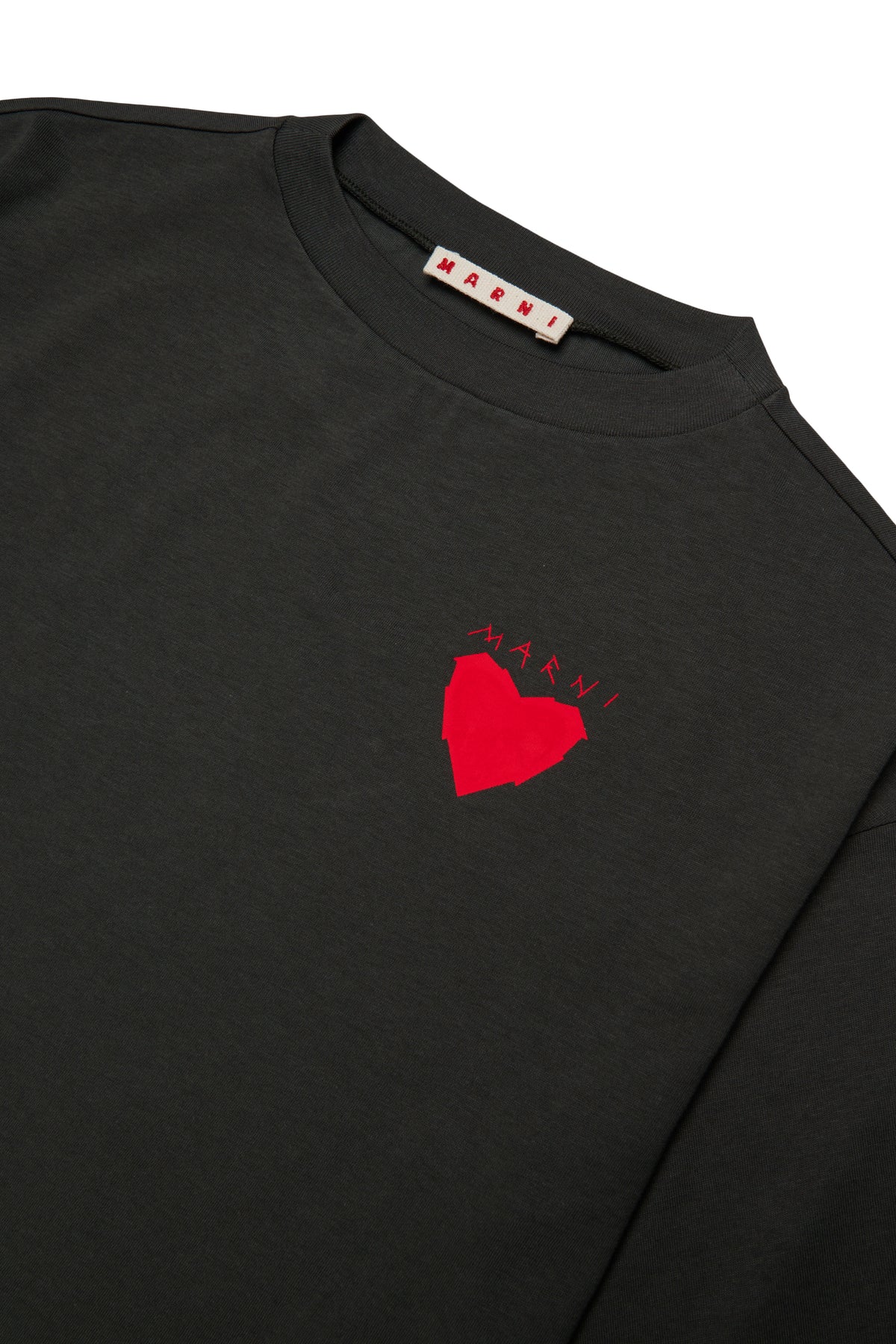 T-shirt Charcoal Grey M02014M00YP 0M924 MARNI KIDS 