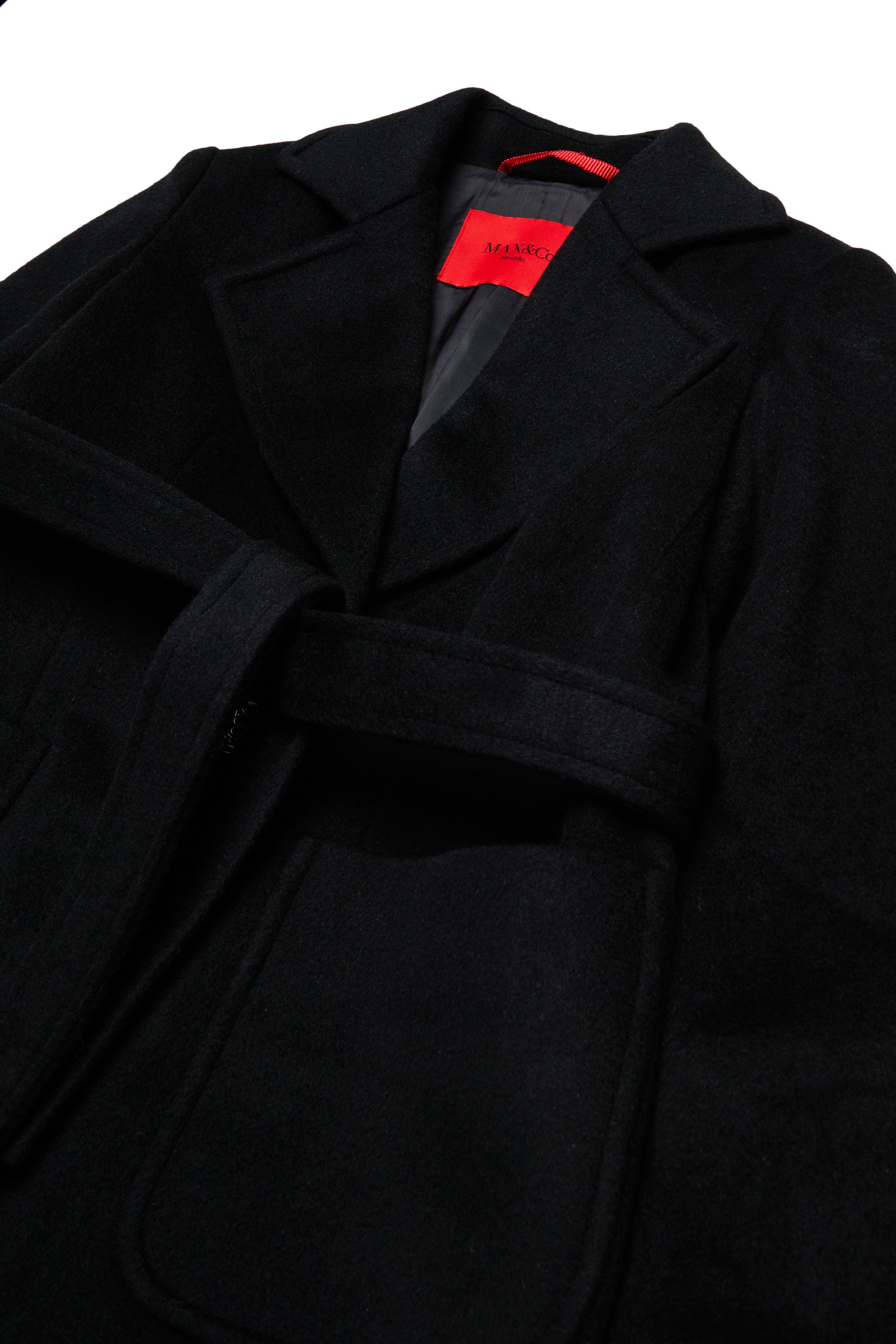 Cappotto in Lana Nero MX0001MX052 MX900 MAX&CO. KIDS 
