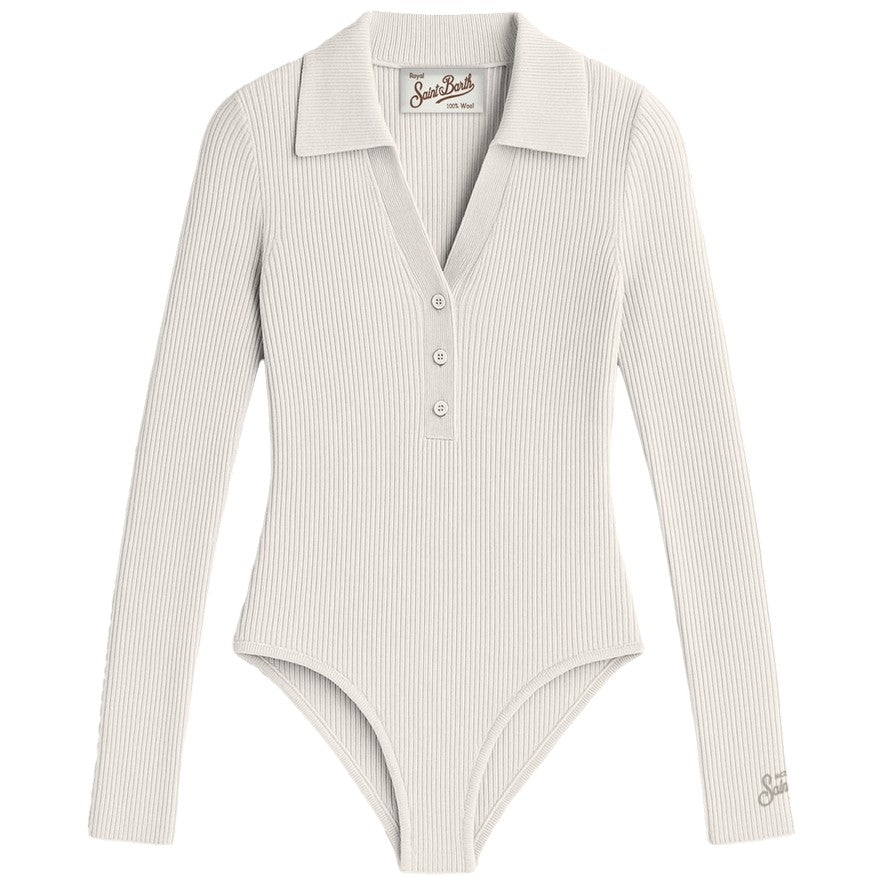 Body Aelis con colletto bianco AES0001 00023M MC2 SAINT BARTH 