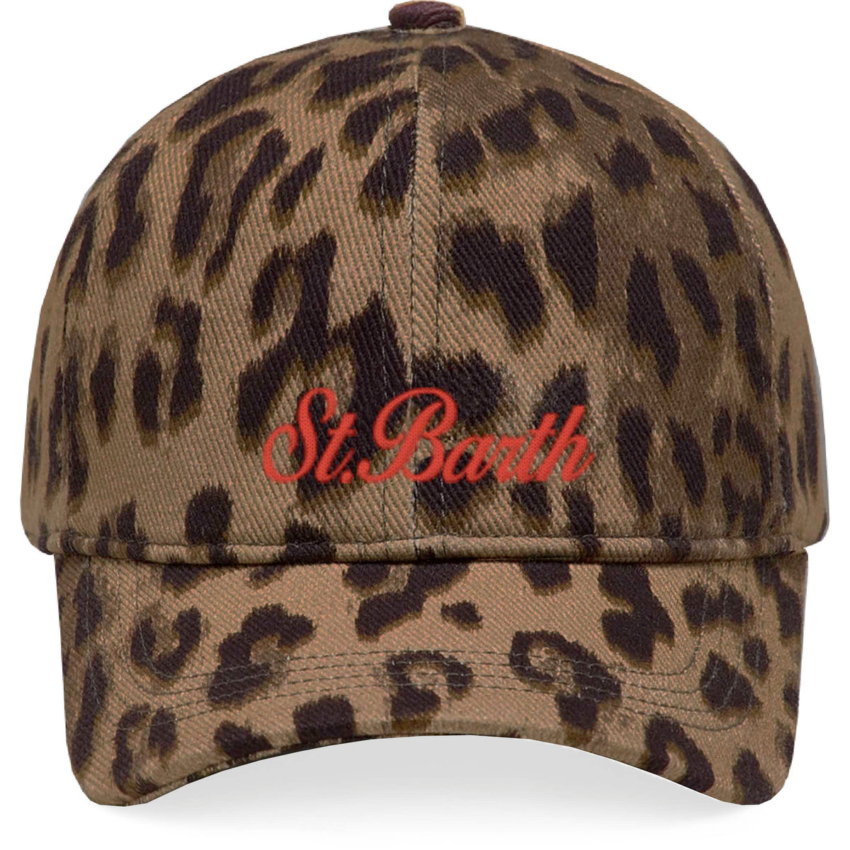 Cappello con visiera leopardato BASB0007 00147M MC2 SAINT BARTH 