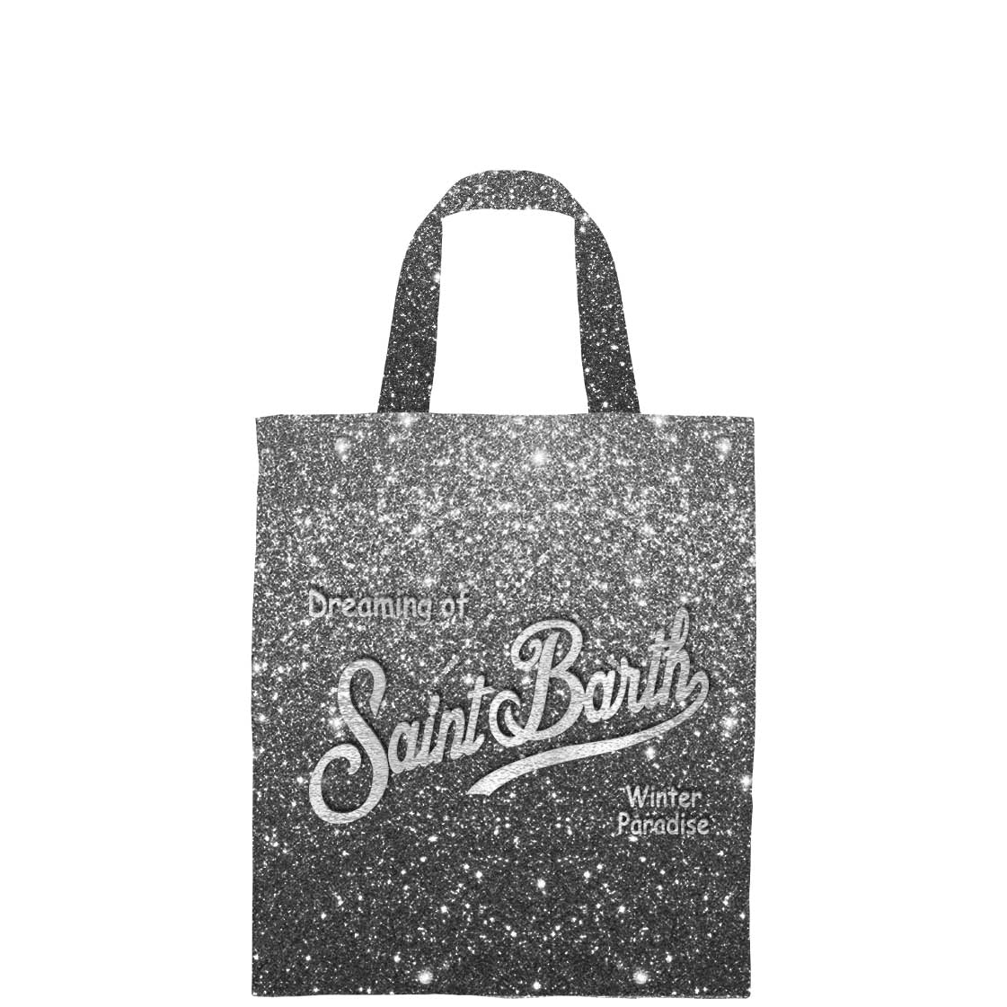 Borsa shopper con riflessi grigia ESSM004 00315M MC2 SAINT BARTH 