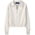 Polo Eze con scollo aperto bianca