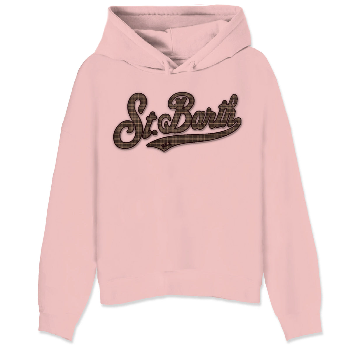 Felpa con logo rosa MIND005 04188M MC2 SAINT BARTH 