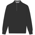 Maglia con collo aperto nera