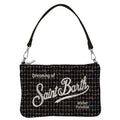Borsa con manico e logo nera