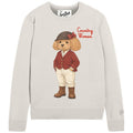 Maglioncino New Queen con stampa beige