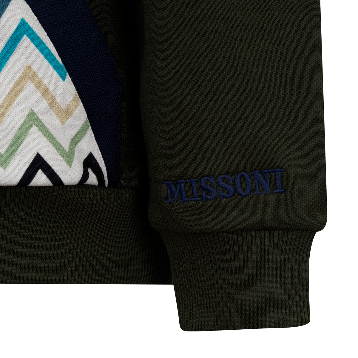 Cardigan in pile Verde MZ4H10Z3183 70J MISSONI KIDS 