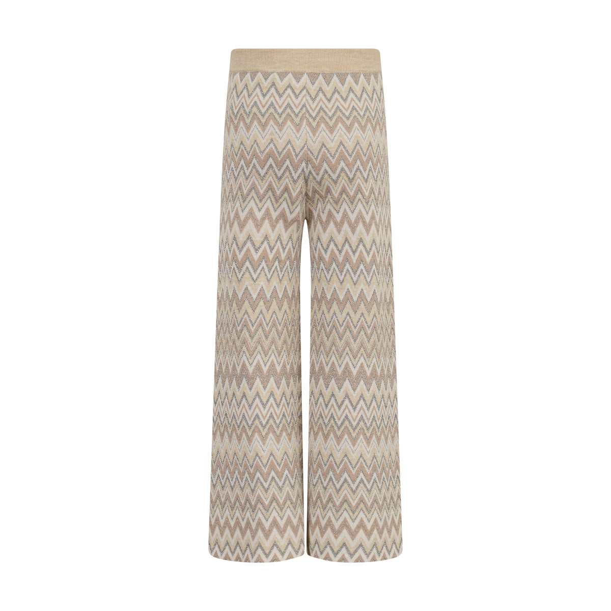 Pantaloni in maglia in lana Beige.ch.mel MZ6B80W0028 872AG MISSONI KIDS 