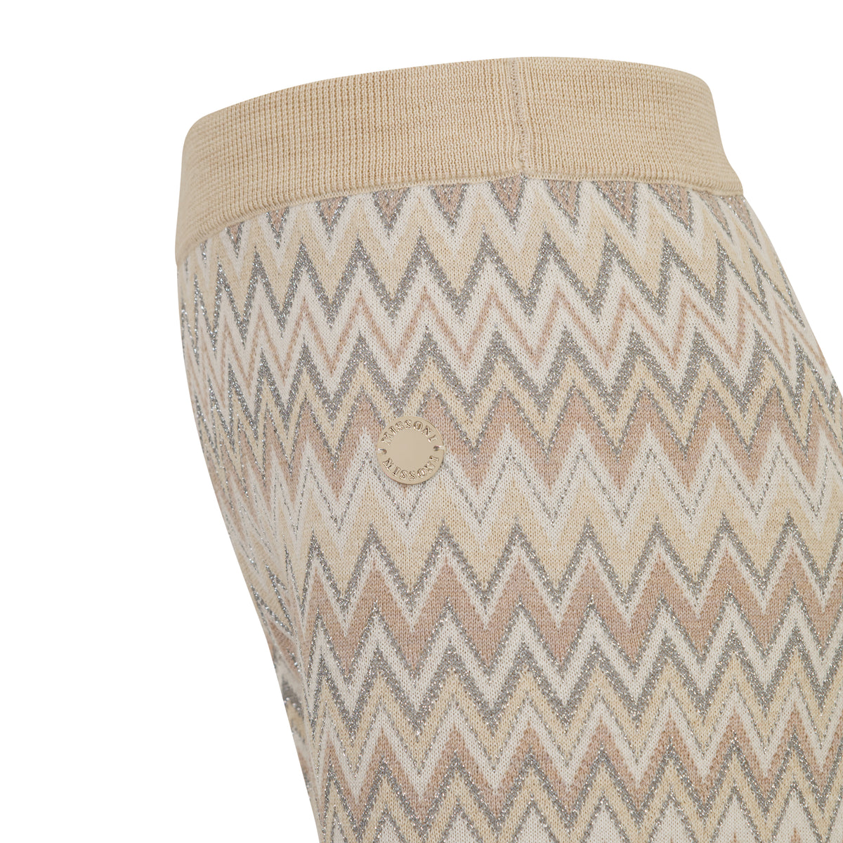 Pantaloni in maglia in lana Beige.ch.mel MZ6B80W0028 872AG MISSONI KIDS 