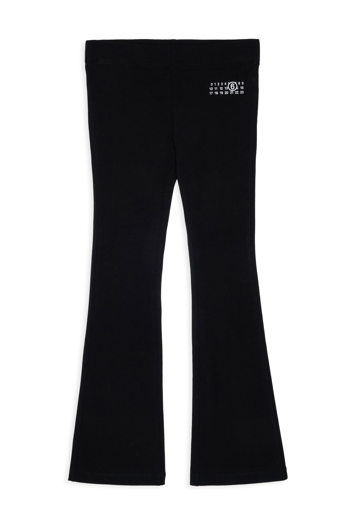 Leggings Nero M60699MM06L M6900 MM6 MAISON MARGIELA KIDS 