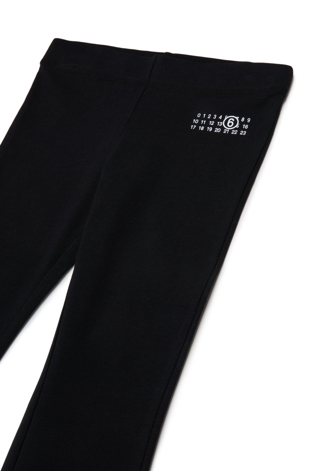 Leggings Nero M60699MM06L M6900 MM6 MAISON MARGIELA KIDS 