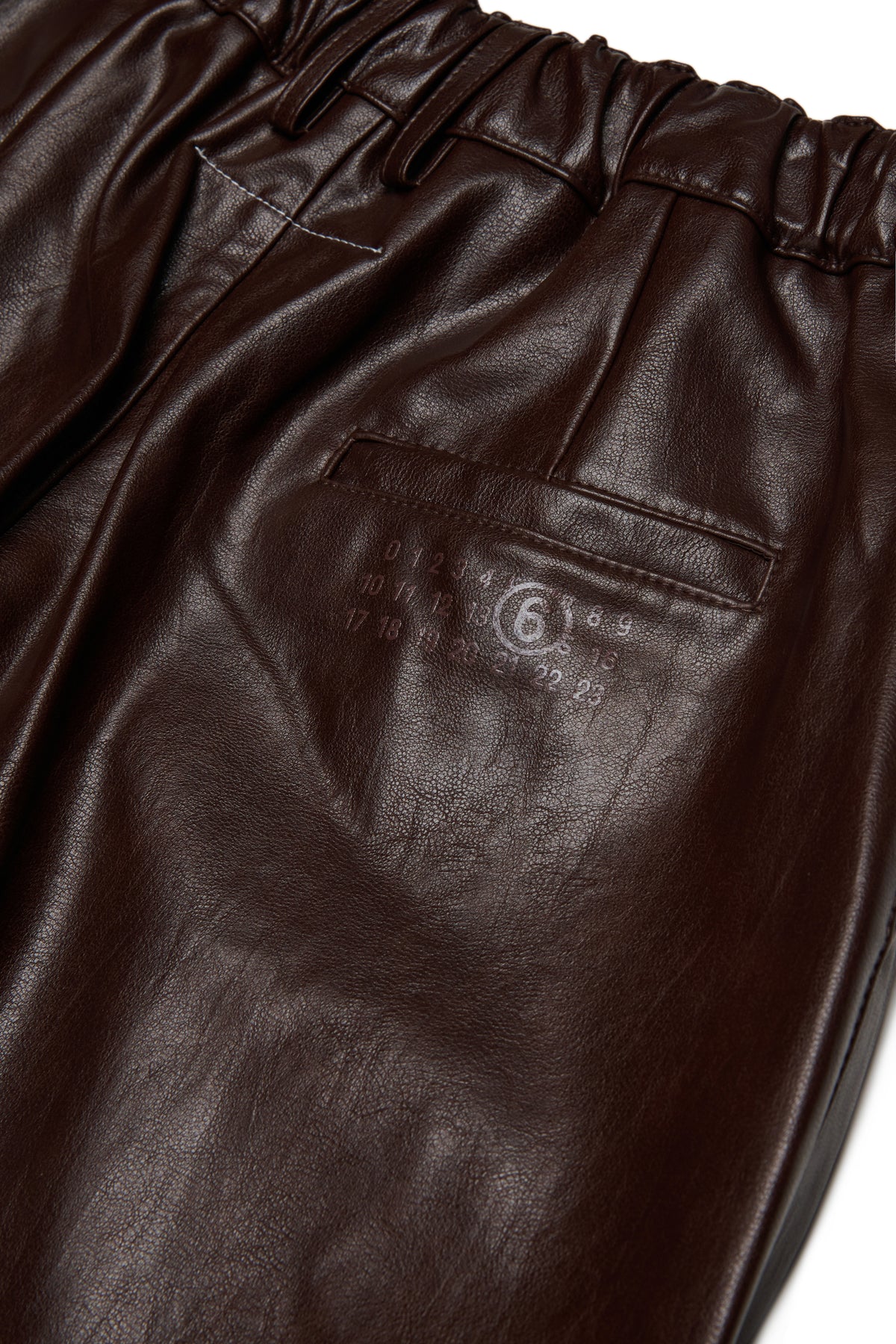 Pantalone Seal Brown M60994MM08L M6713 MM6 MAISON MARGIELA KIDS 