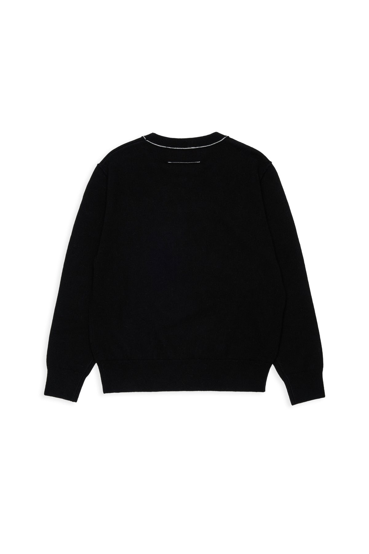 Maglione in Lana Nero M61025MM06Q M6900 MM6 MAISON MARGIELA KIDS 