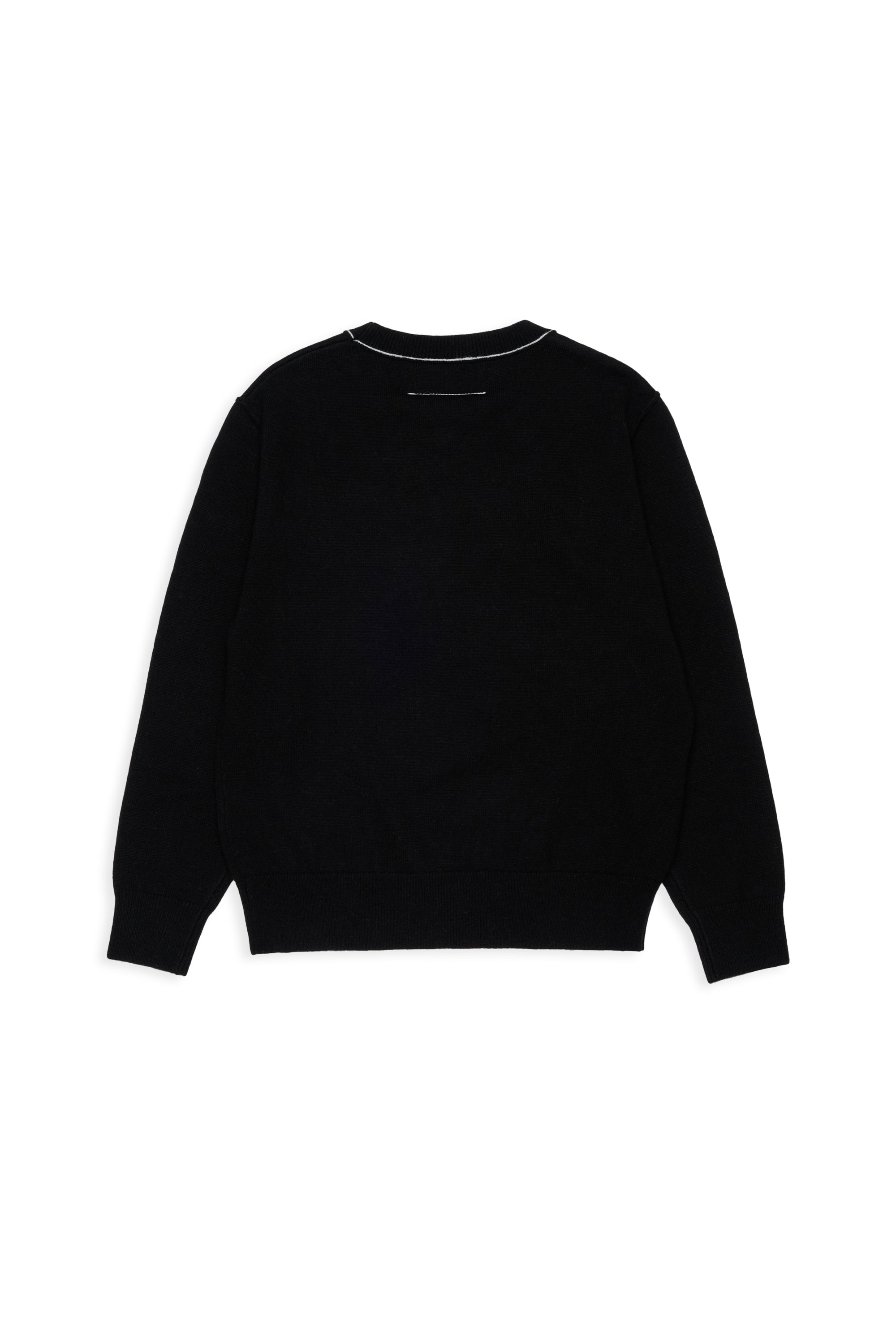 Maglione in Lana Nero M61025MM06Q M6900 MM6 MAISON MARGIELA KIDS 