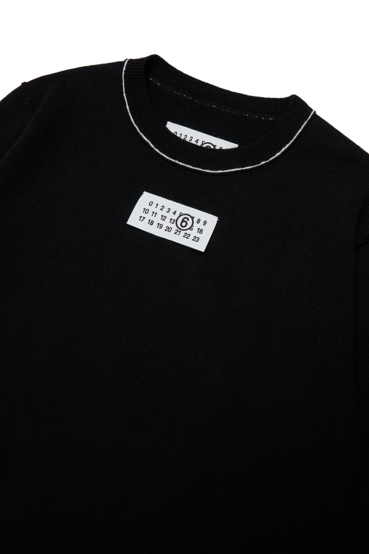 Maglione in Lana Nero M61025MM06Q M6900 MM6 MAISON MARGIELA KIDS 