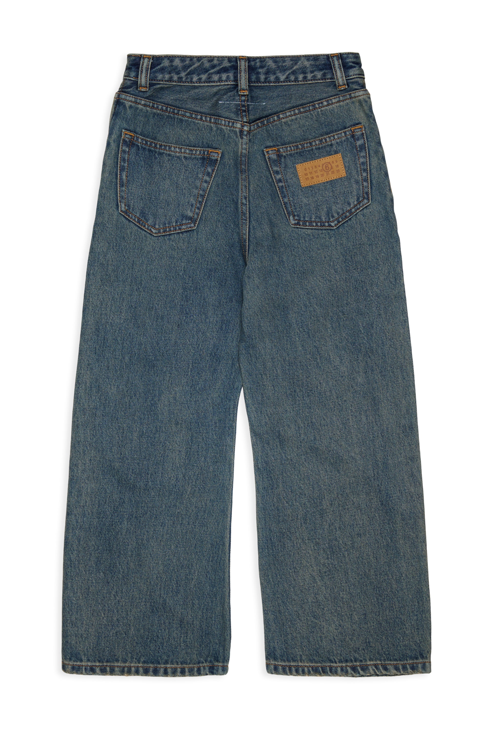 Jeans Blue Denim M61034MM08D M601 MM6 MAISON MARGIELA KIDS 