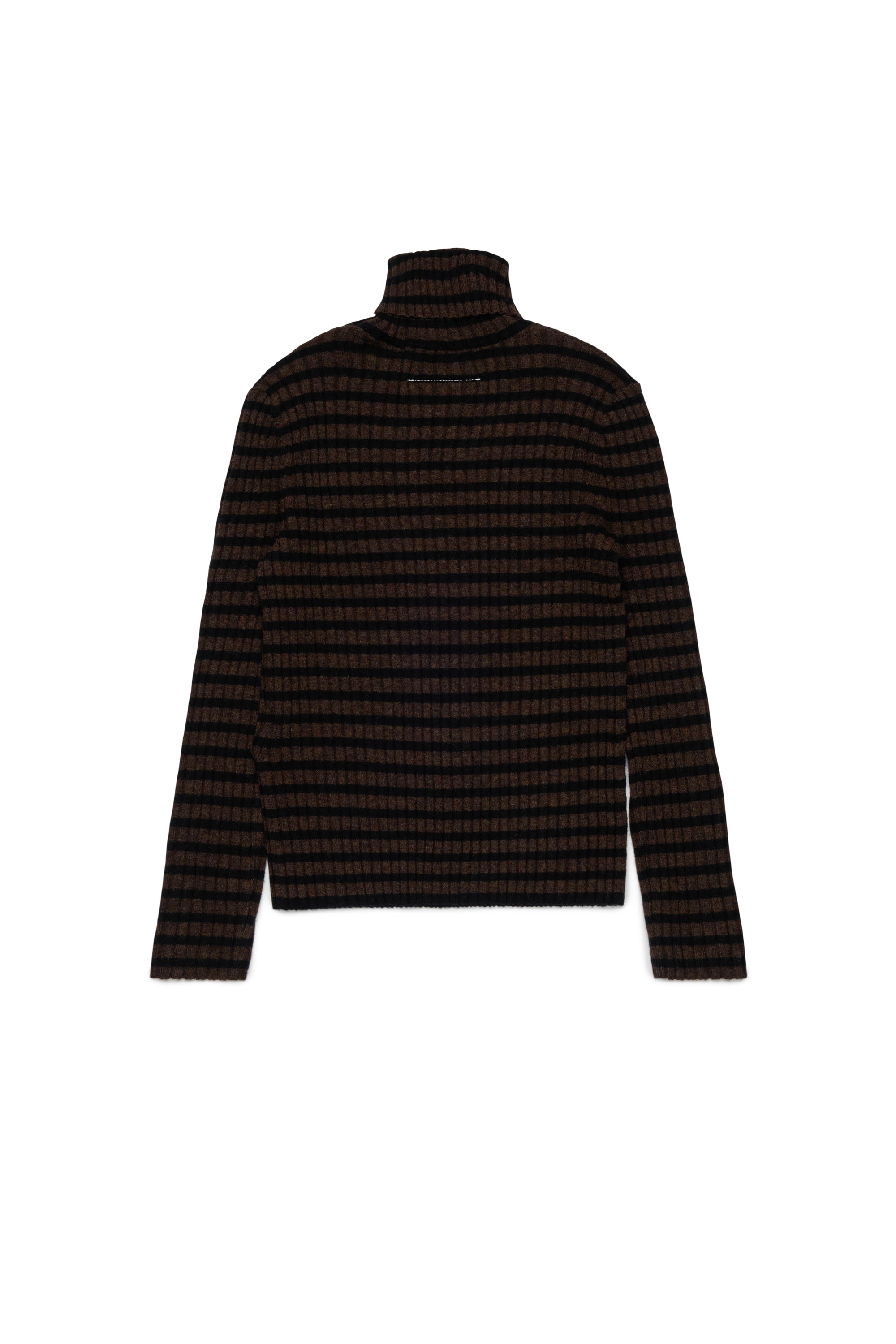 Maglione in Lana Striped Brown M61104MM08Y M6715 MM6 MAISON MARGIELA KIDS 