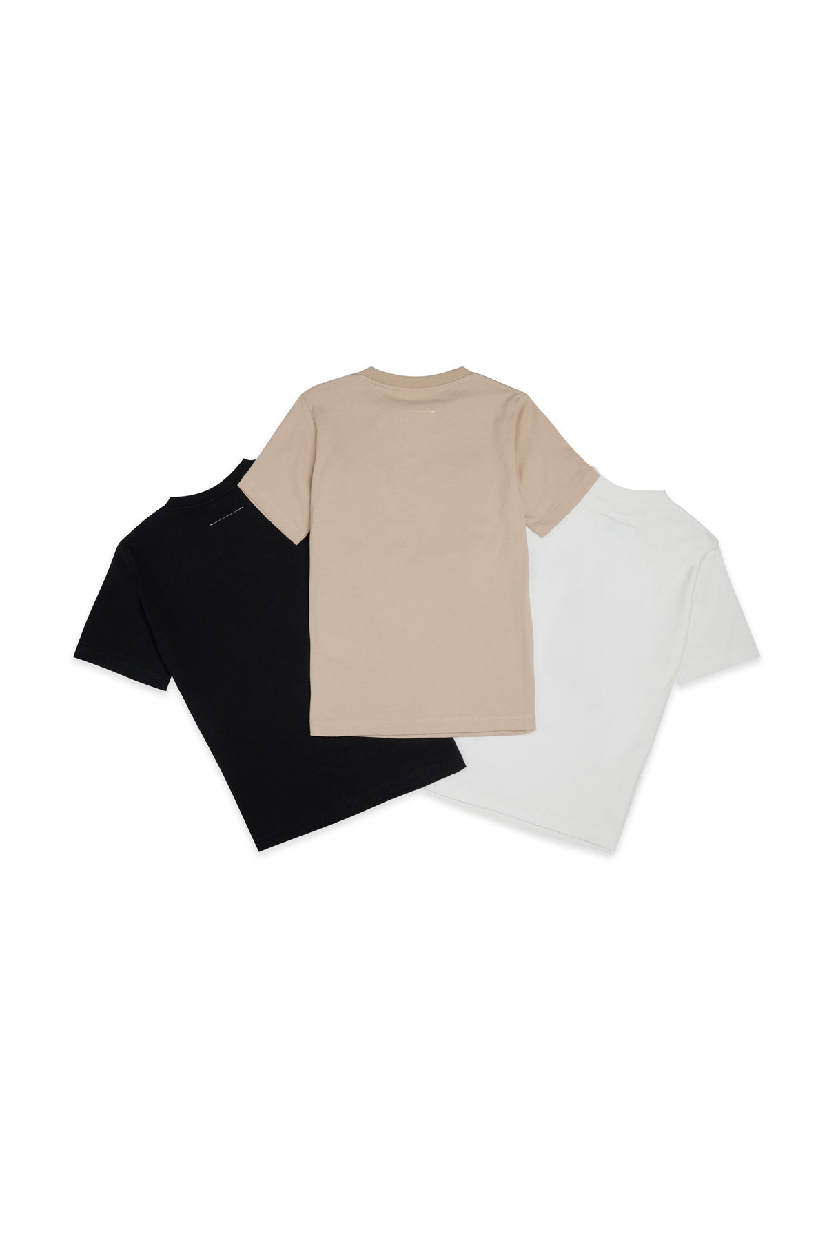 T-shirt Black+ Natural White+ Avana M61162MM04I M6C52 MM6 MAISON MARGIELA KIDS 