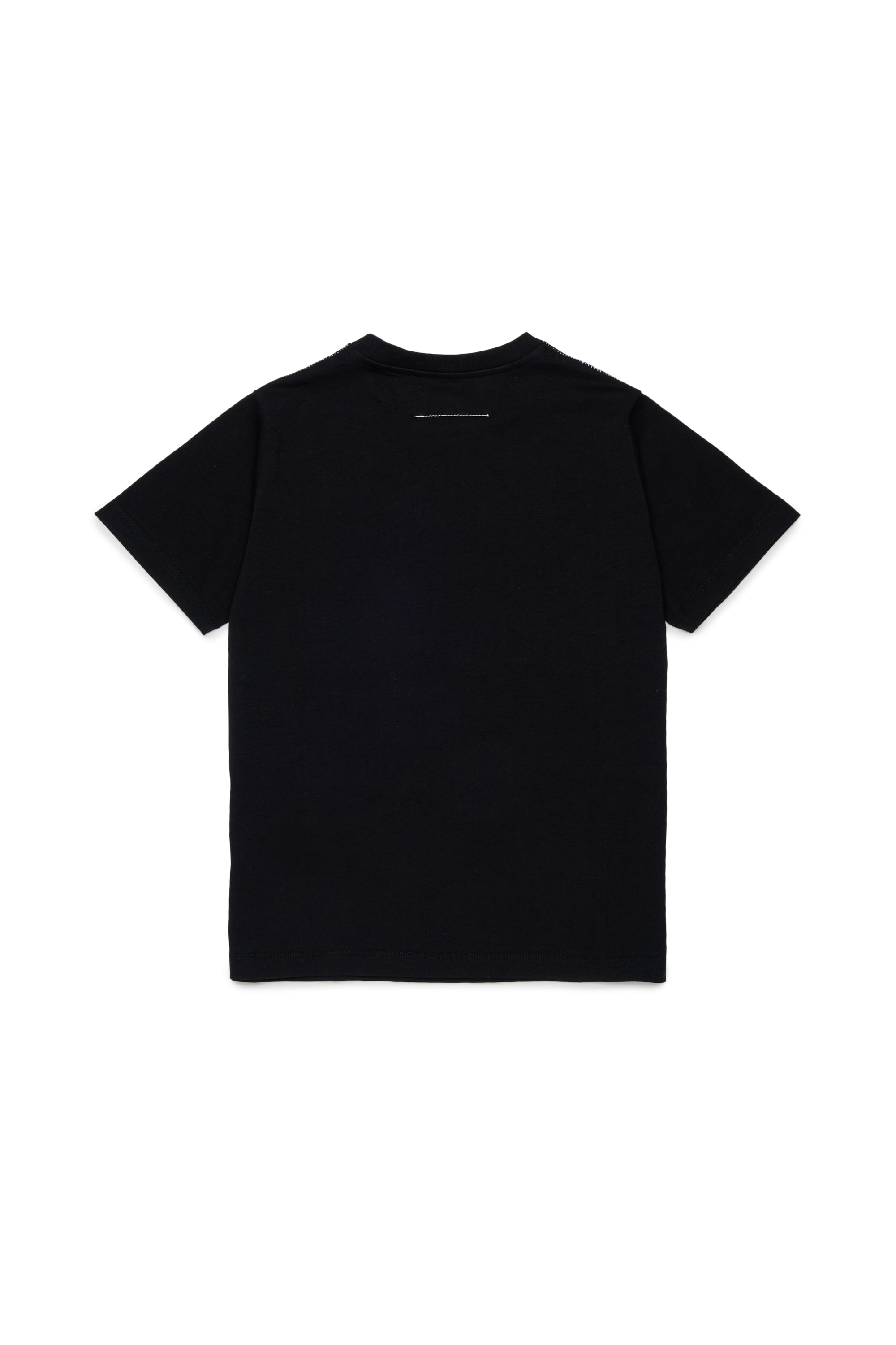 T-shirt Nero M61163MM04I M6900 MM6 MAISON MARGIELA KIDS 