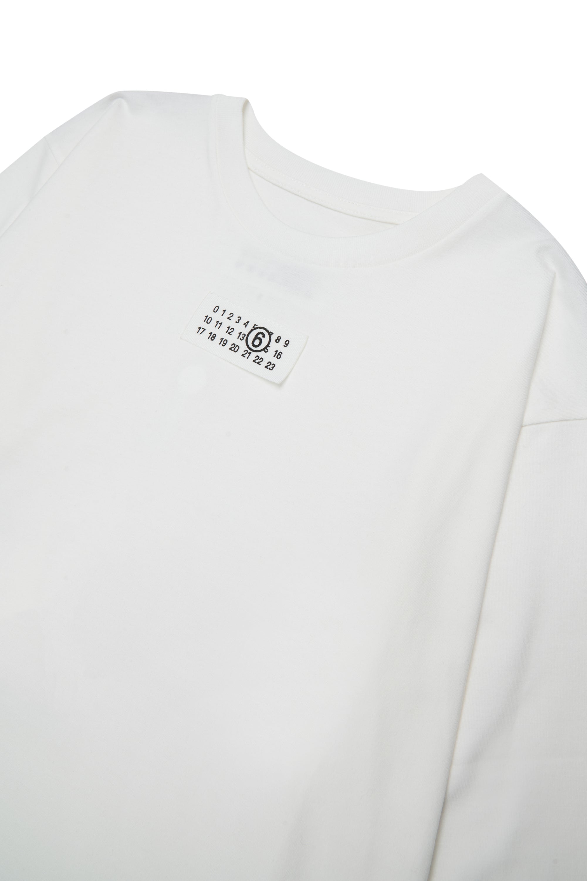 T-shirt Natural White M61164MM04I M6102 MM6 MAISON MARGIELA KIDS 