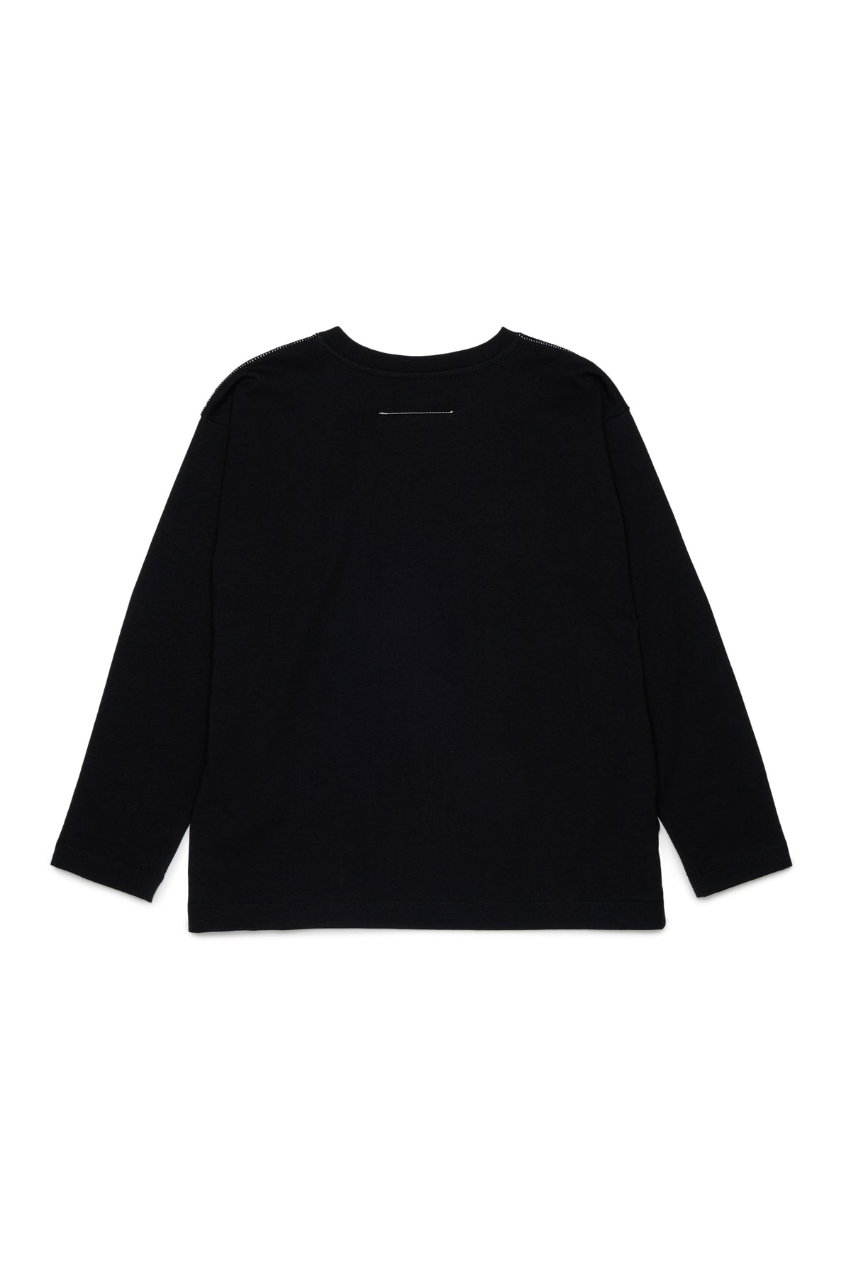 T-shirt Nero M61164MM04I M6900 MM6 MAISON MARGIELA KIDS 