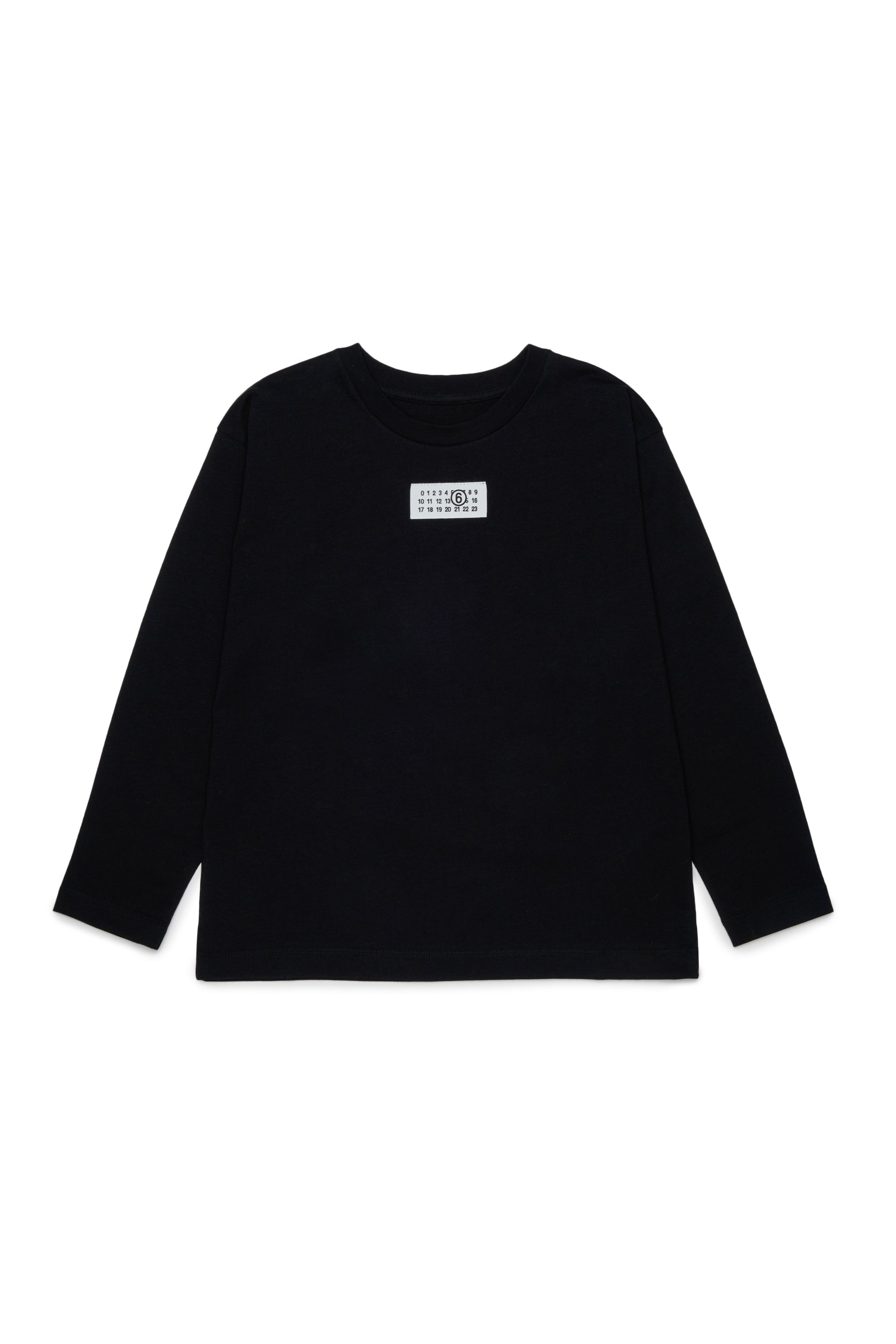 T-shirt Nero M61164MM04I M6900 MM6 MAISON MARGIELA KIDS 