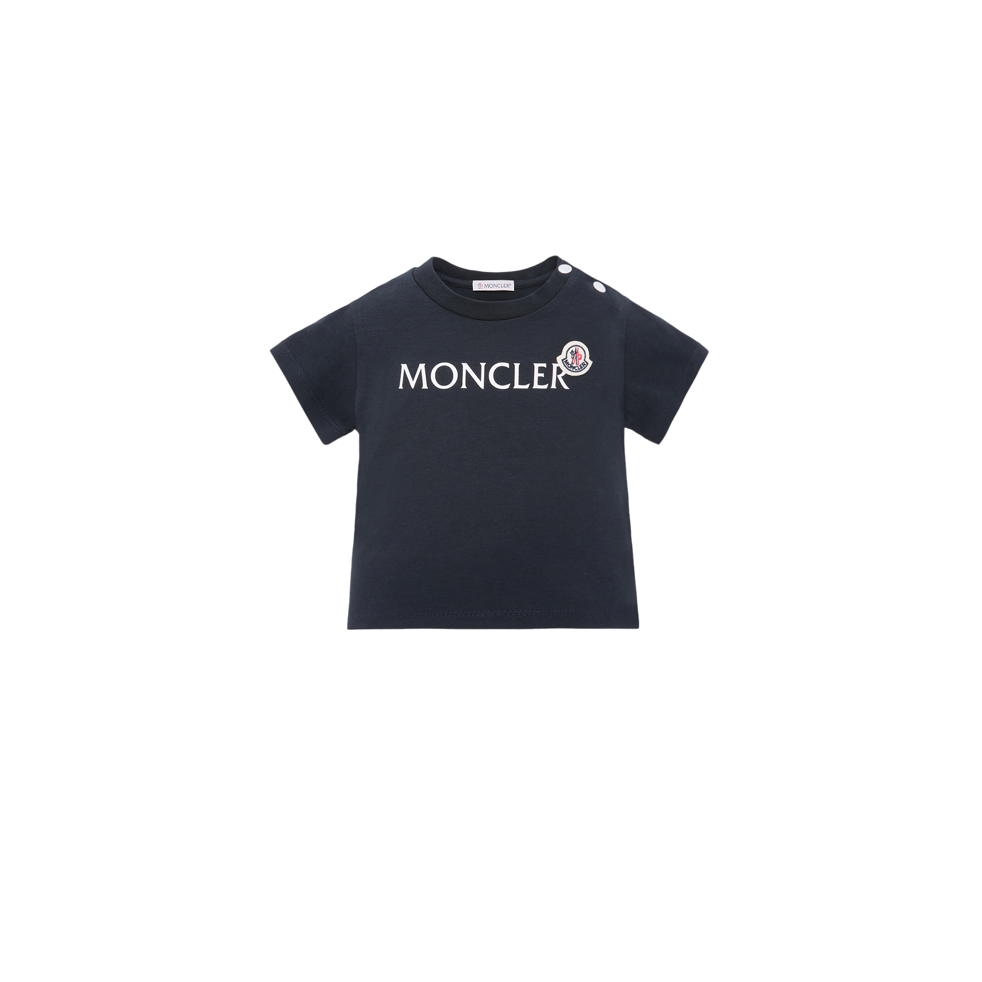 Ss T-Shirt Navy L29518C0000889AUM 778 MONCLER KIDS 
