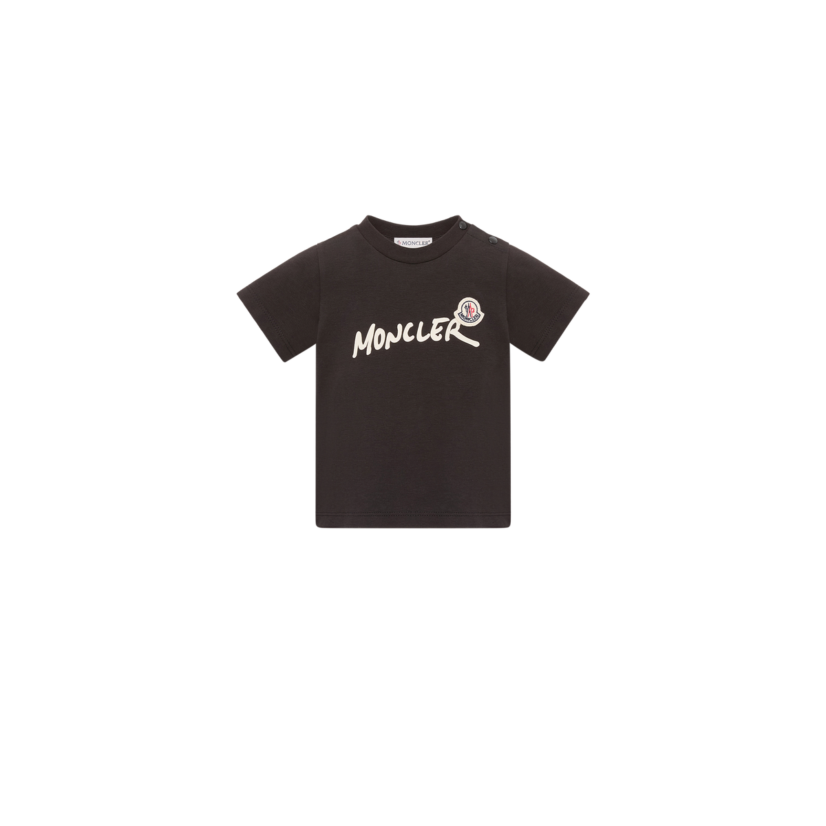 Ss T-Shirt Black L29518C0001389AUM 999 MONCLER KIDS 